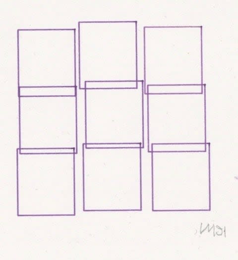 Vera Molnar, Sans titre, 1991