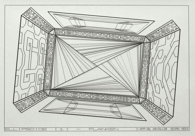 Georg Nees, Elipsoide 1 Flanken, 1986