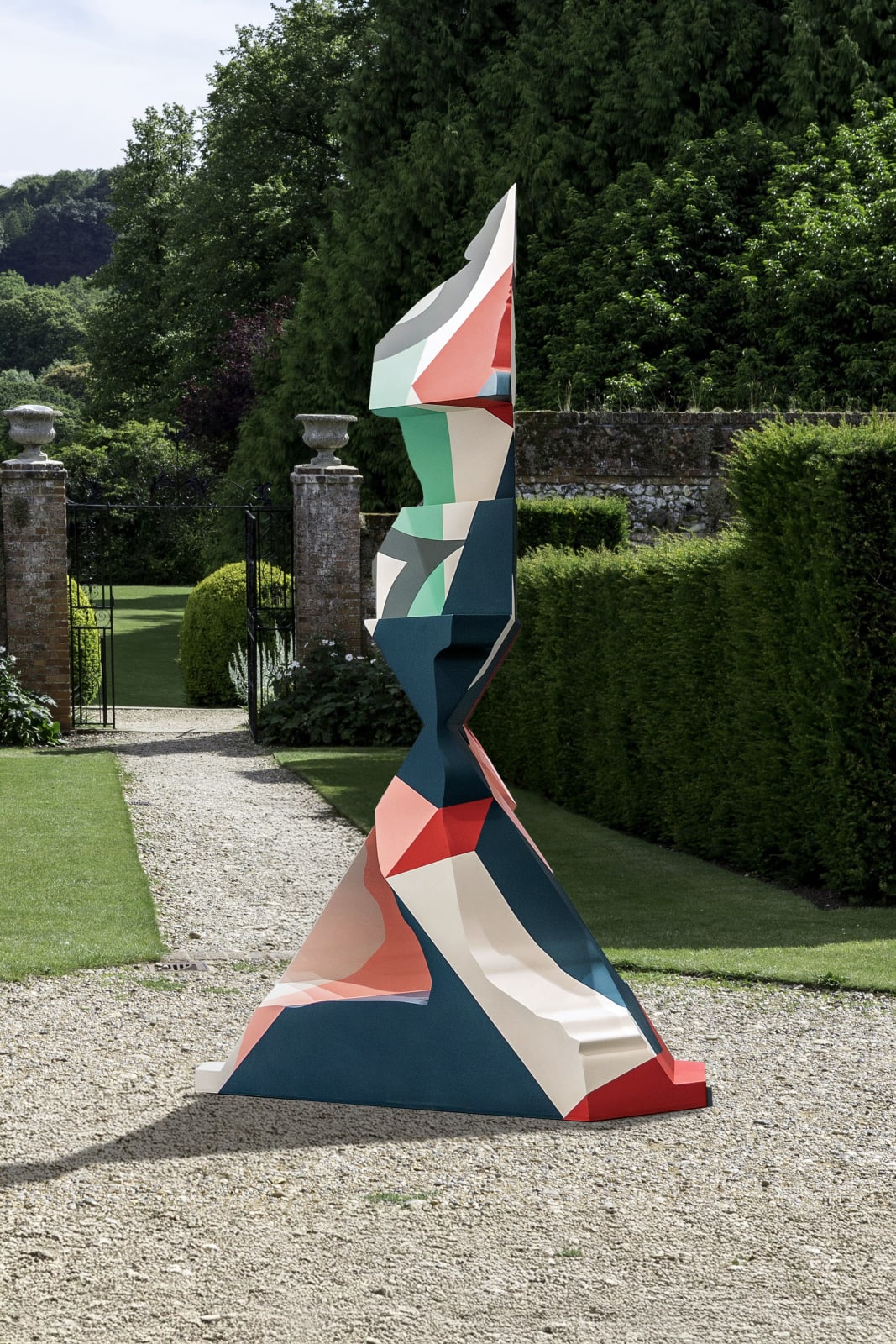 Hornby Tantra, The Broken Monument in Chinese Blue, Hague Blue, Archive, Railings, Cornforth, Bubblicious and Firefly Red, 2012