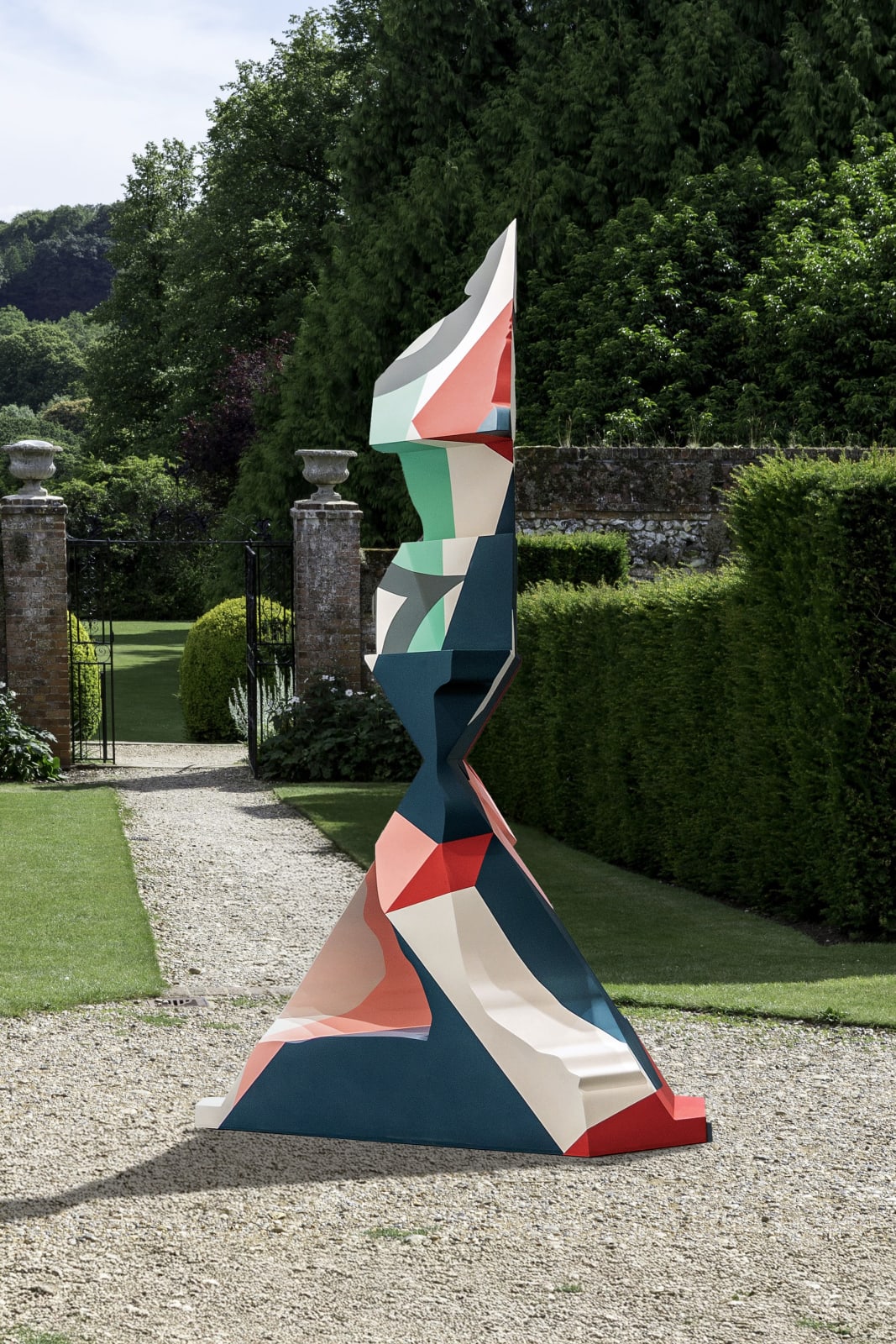 Hornby Tantra, The Broken Monument in Chinese Blue, Hague Blue, Archive, Railings, Cornforth, Bubblicious and Firefly Red, 2012