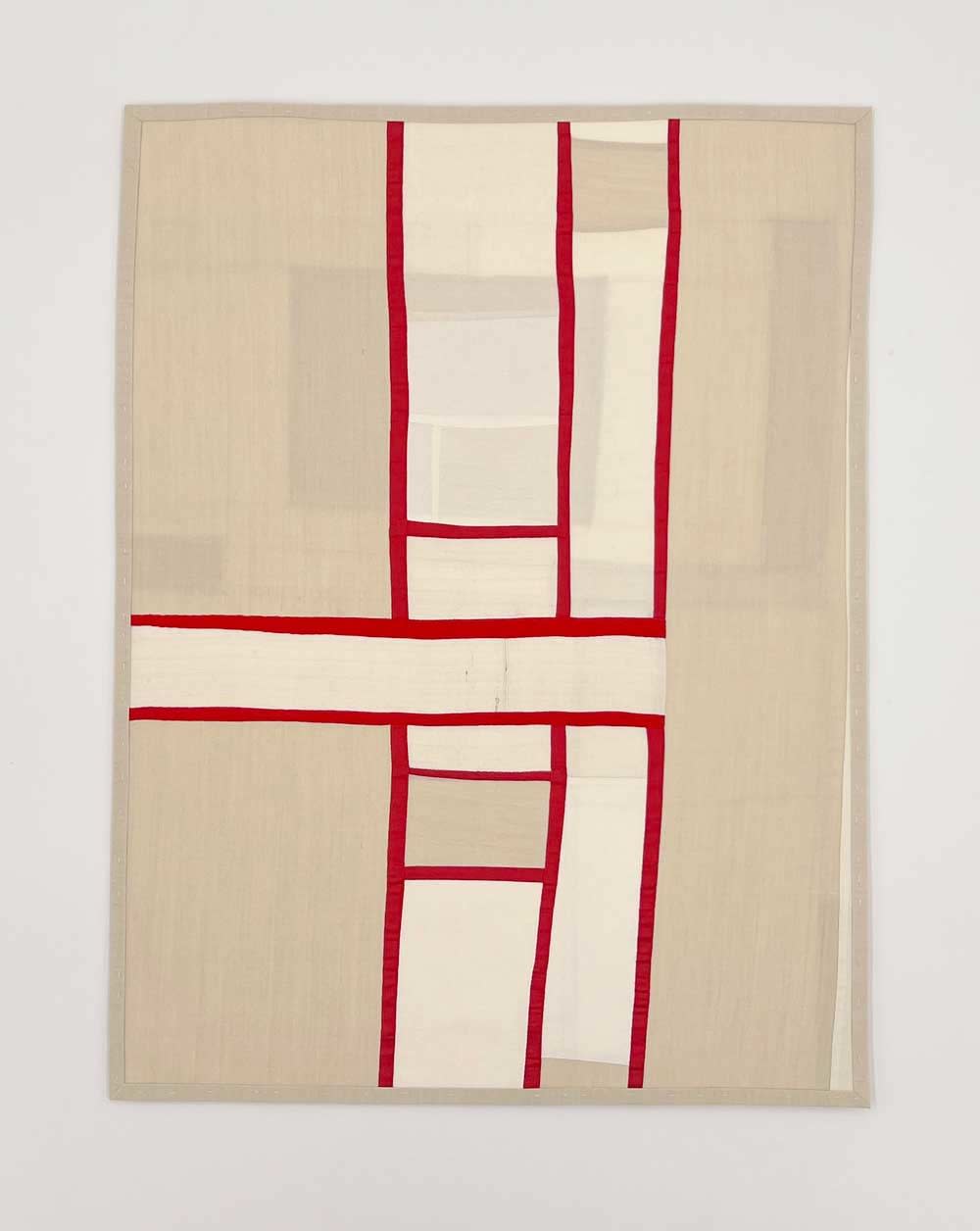 Debra Smith, Small Study Red & White, # 3, 2016