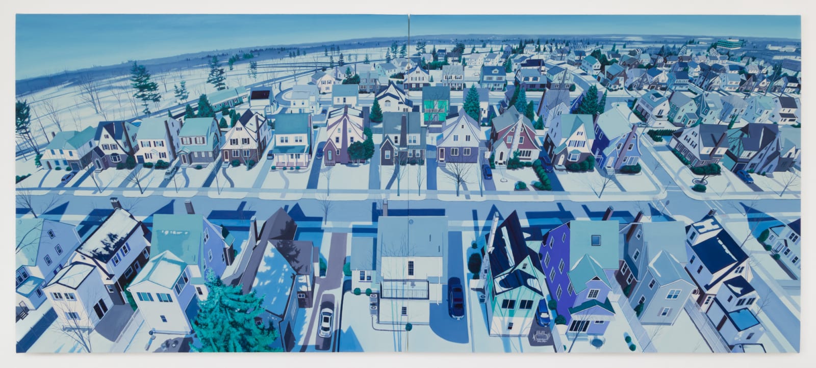 Jessica Rohrer, Blue Diptych, 2024