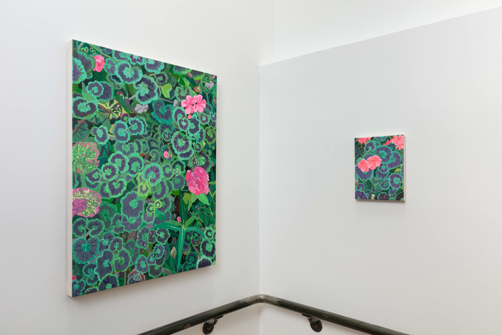 Lisa Rock, Pink Geraniums, 2023