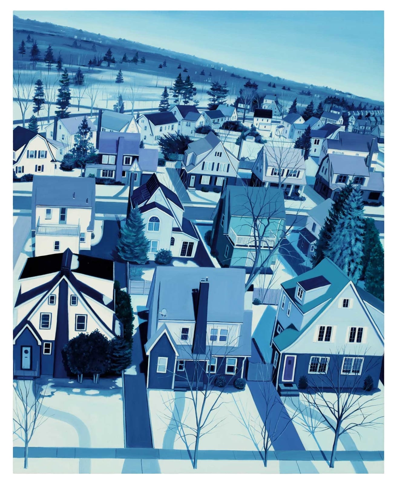 Jessica Rohrer, Blue with Sloped Horizon, 2024