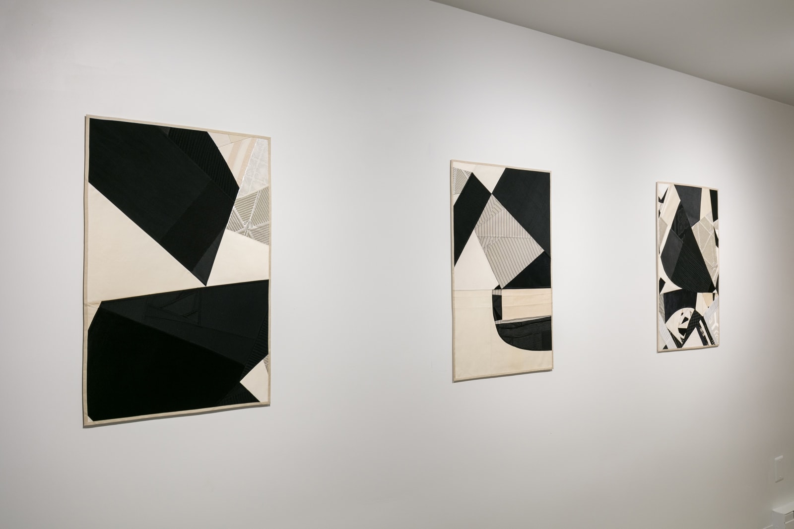 Debra Smith, Medium Black, Cream & Silver Study, #2, 2024