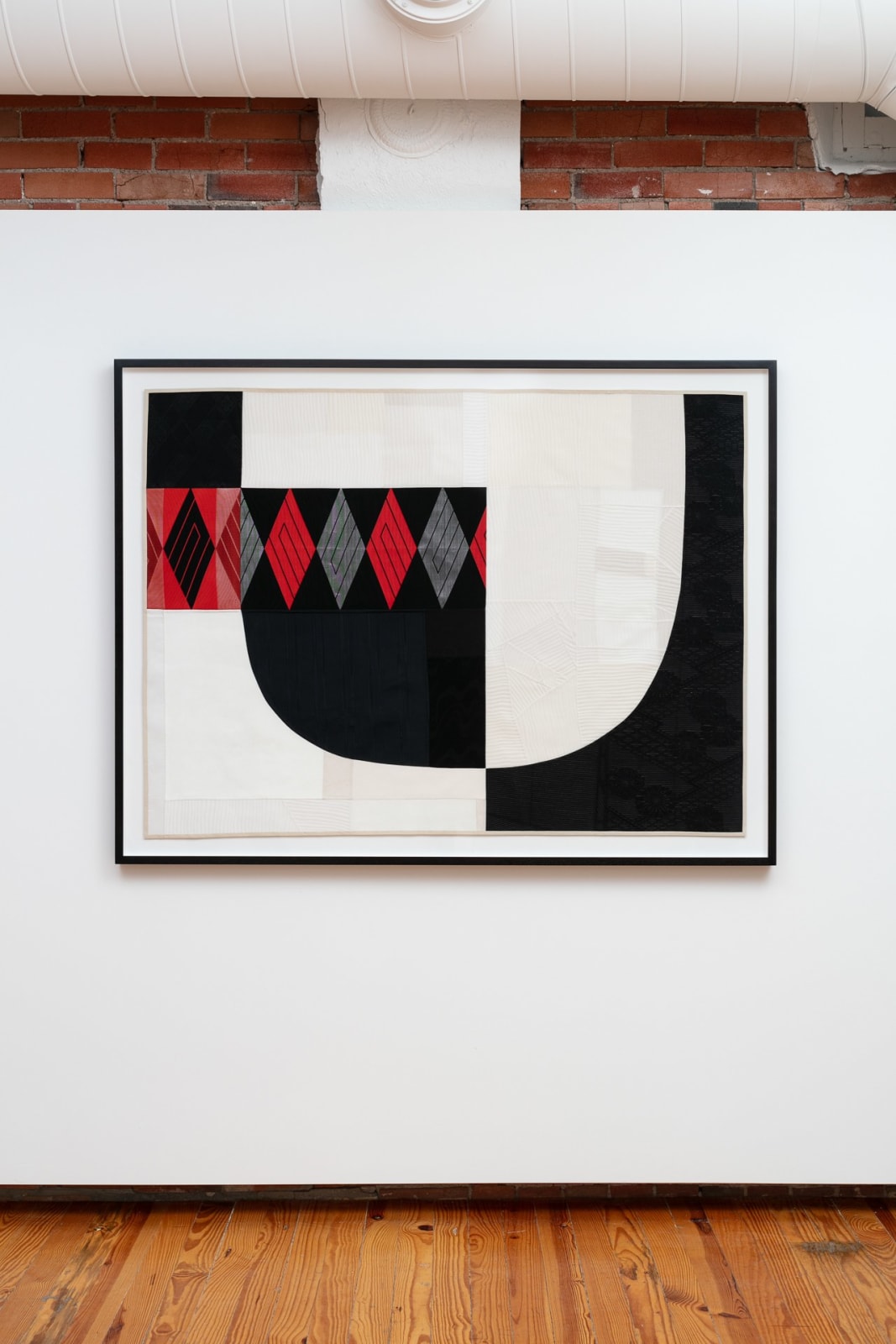 Debra Smith, Not Looking (with red Diamonds), 2022