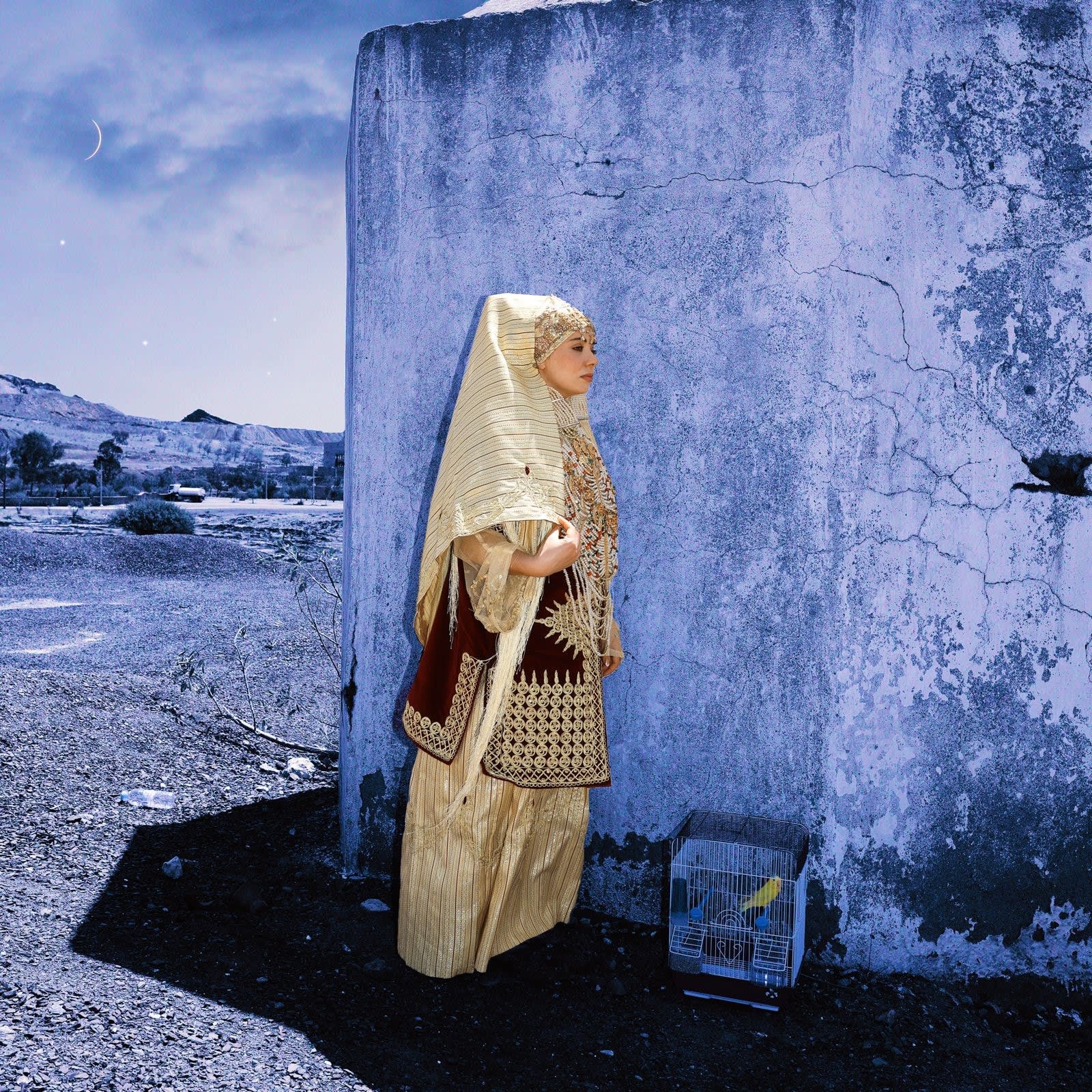 Sara Benabdallah, Oujdia 05 Moon, from "Dry Land" series (Large Format), 2024