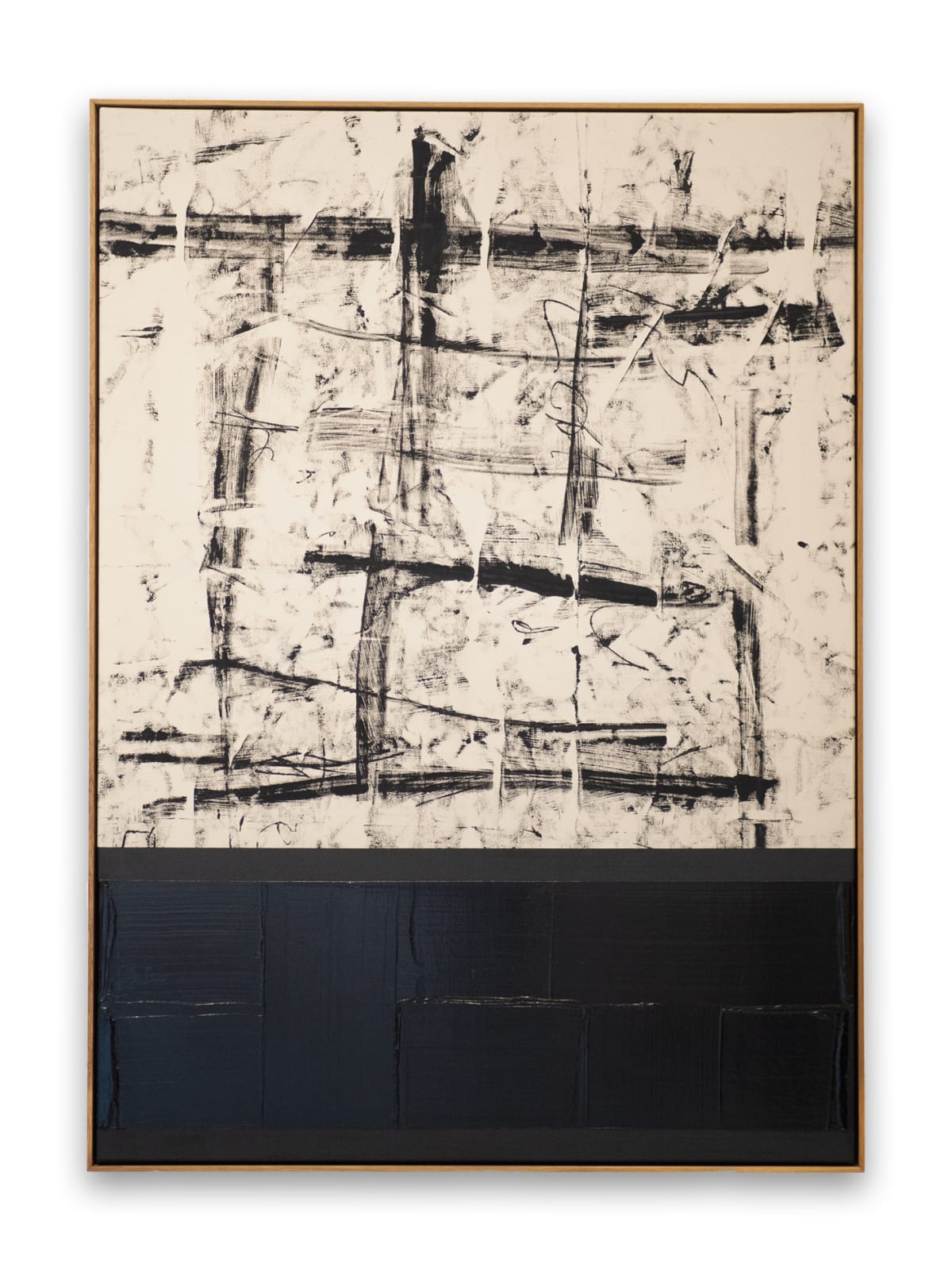 Søren Sejr, Composition black / Window tracks / Heavy gloss gel bottom, 2022