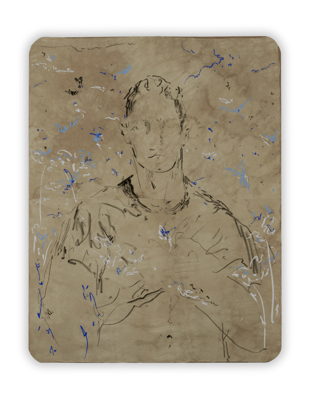 Malik Thomas Jalil Kydd, Man With Plucked Flower, 2025