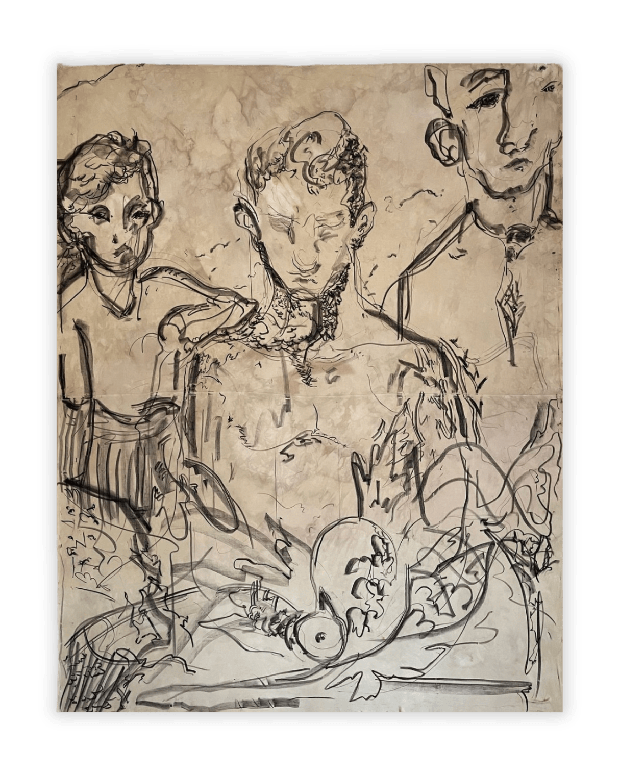 Malik Thomas Jalil Kydd, Group of three ancestors and Dove, 2025