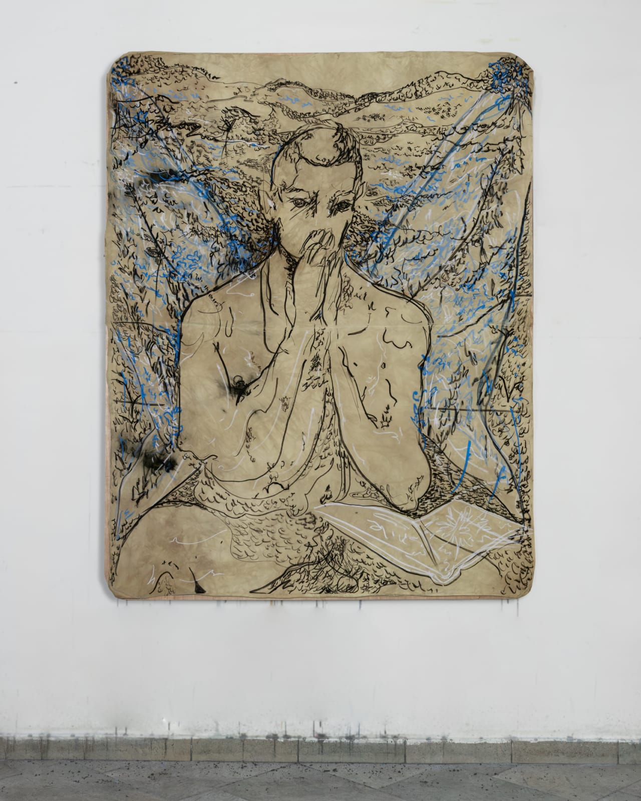 Malik Thomas Jalil Kydd, Angel Praying, Nude, 2025