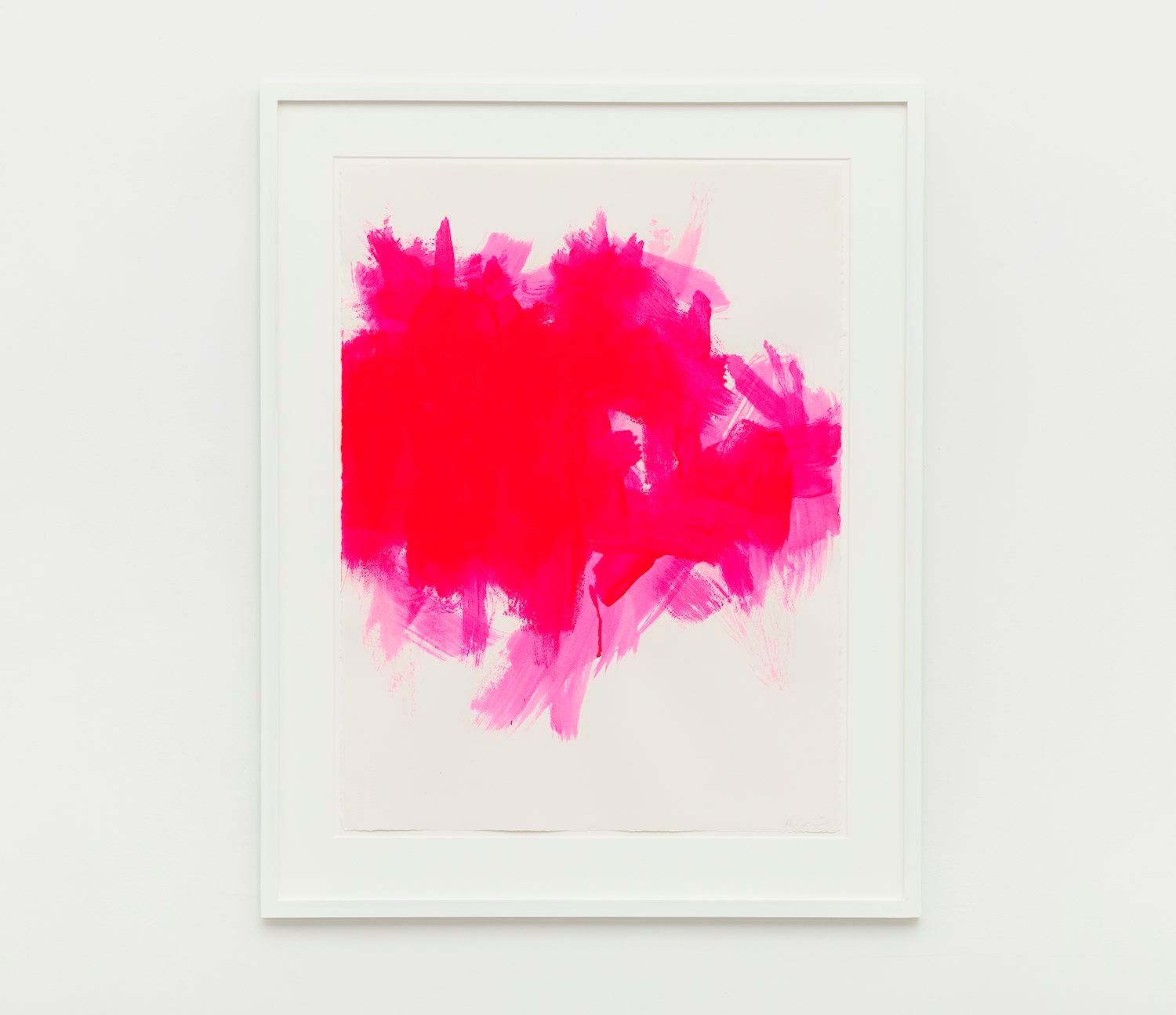 Gardar Eide Einarsson, Fluorescent Pink (Paper) IX, 2015
