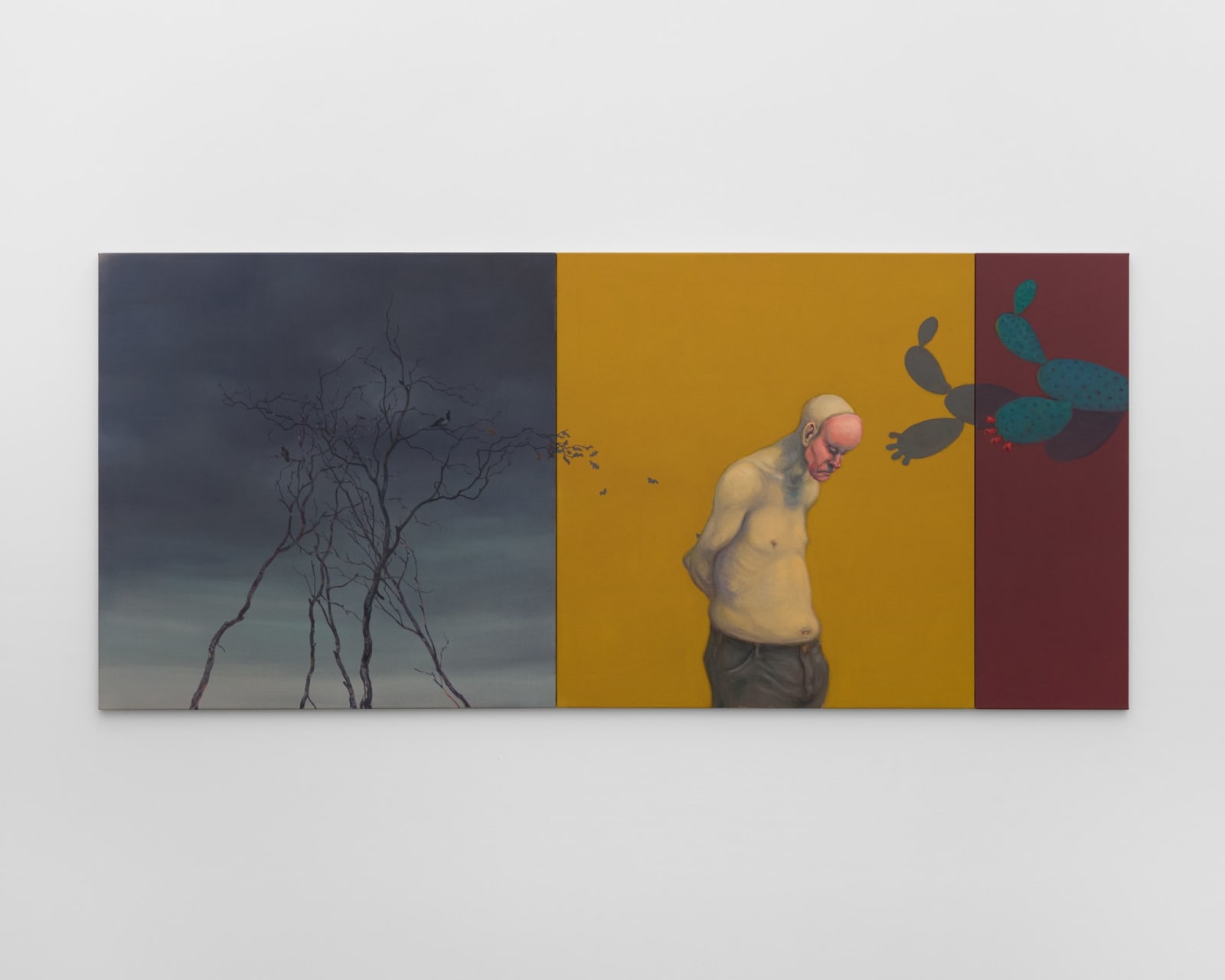 Michael Kvium, Silent Scene, 2025