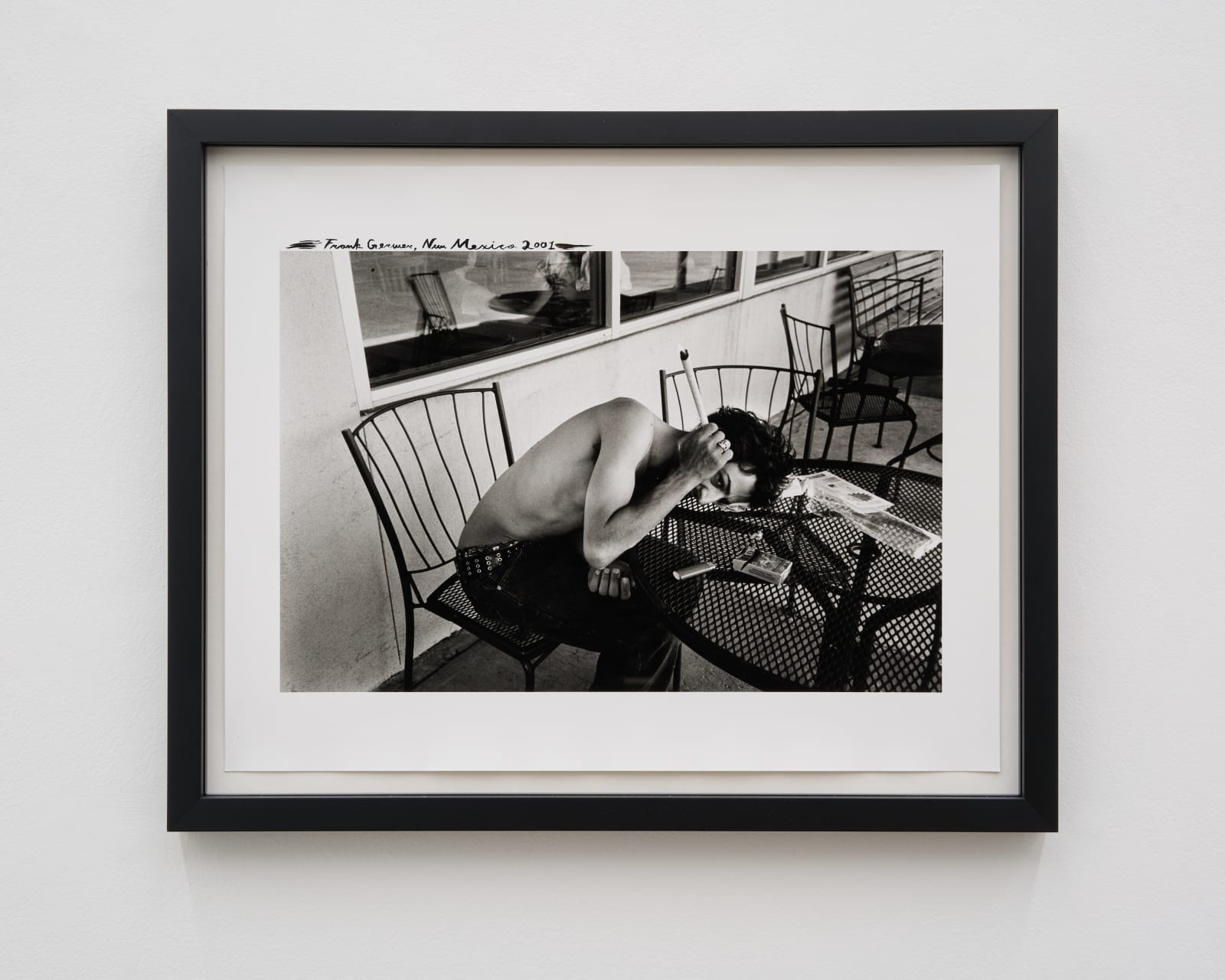 Ed Templeton, Frank Gerwer does an ear wax candle, New Mexico, 2001