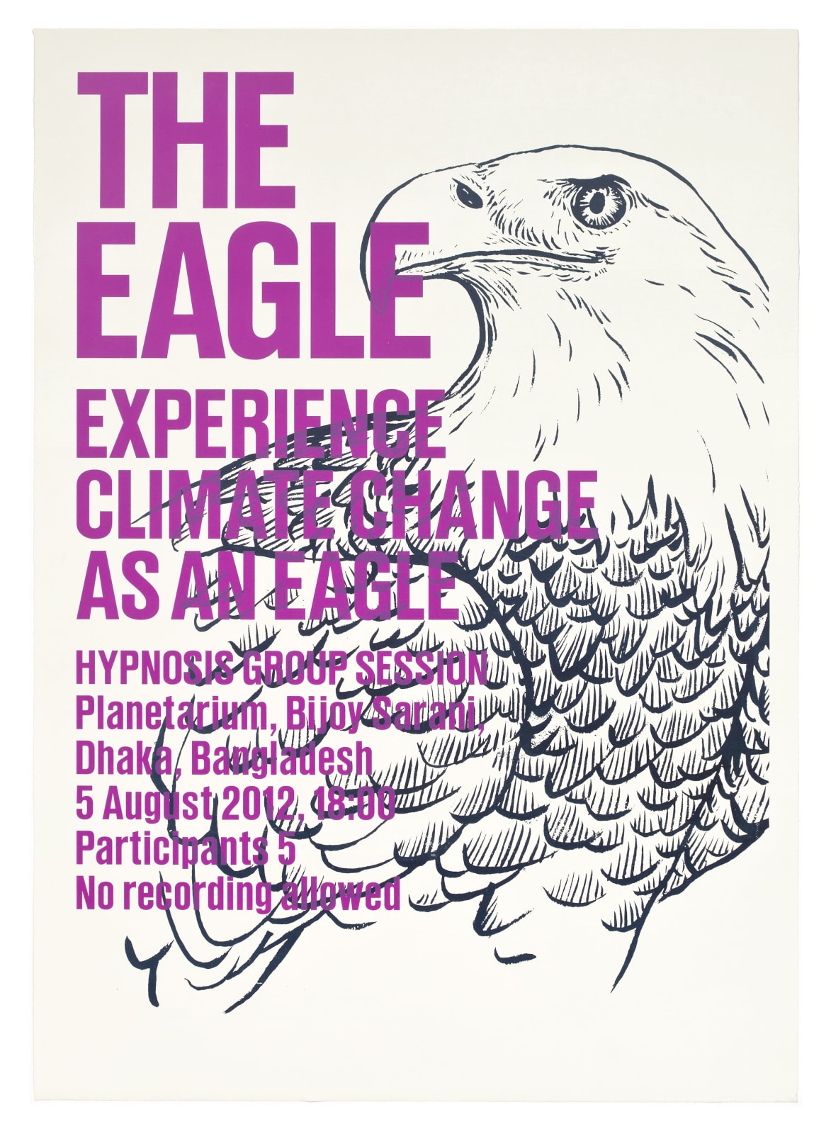 SUPERFLEX, Experience climate change as an animal / The Eagle (Violet), 2009