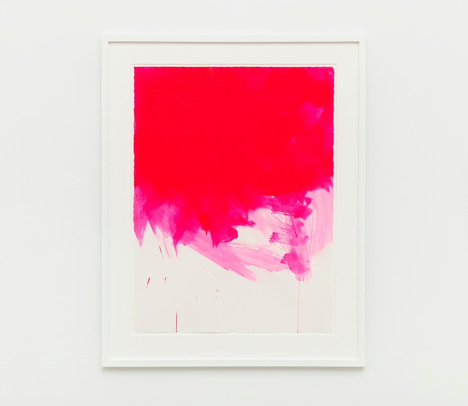Gardar Eide Einarsson, Fluorescent Pink (Paper) VI, 2015