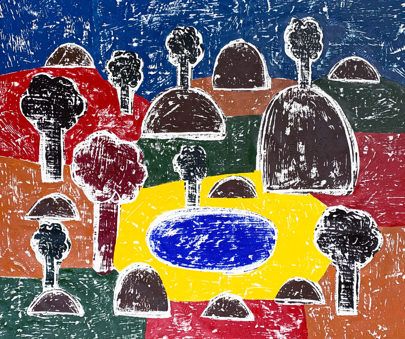 Olaf Breuning, Fall, 2020