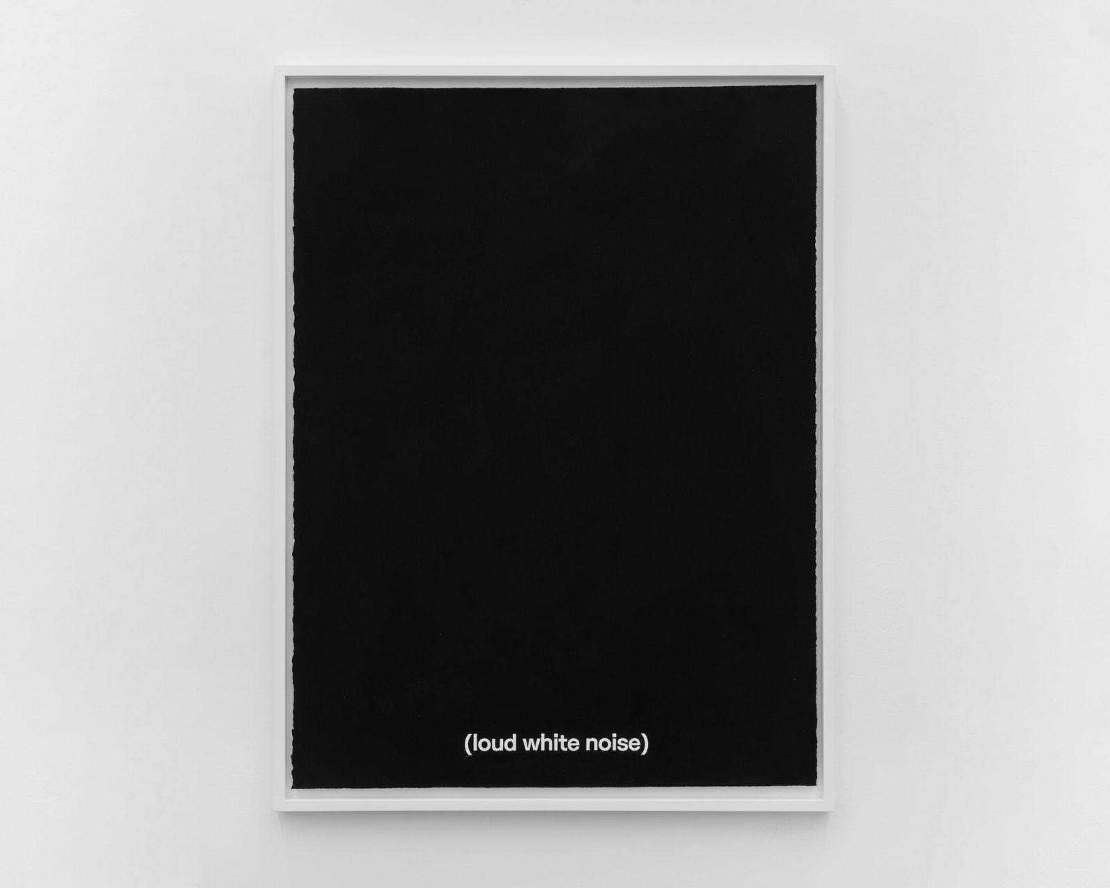 Gardar Eide Einarsson, loud white noise, 2024