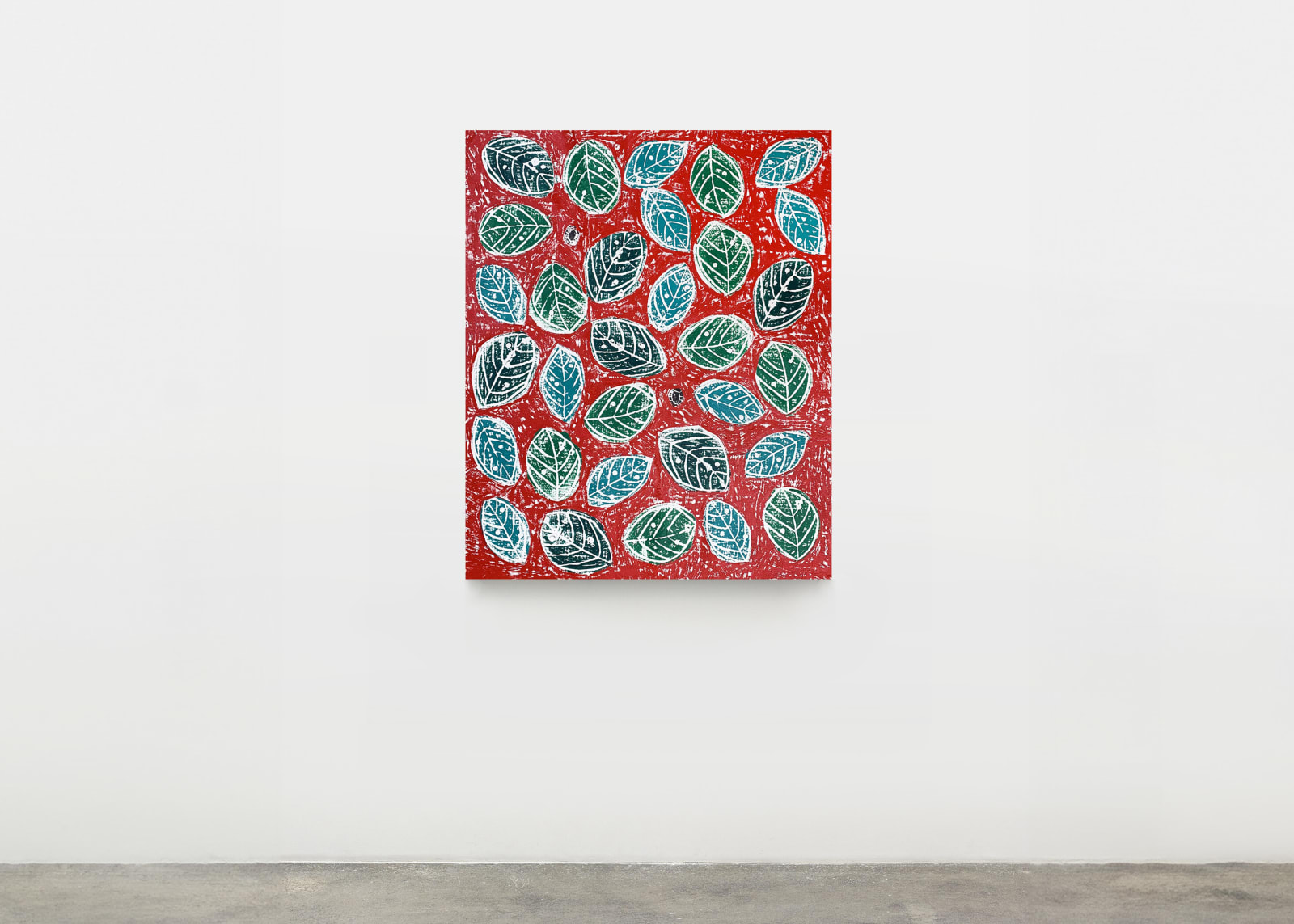 Olaf Breuning, Leaves, 2020