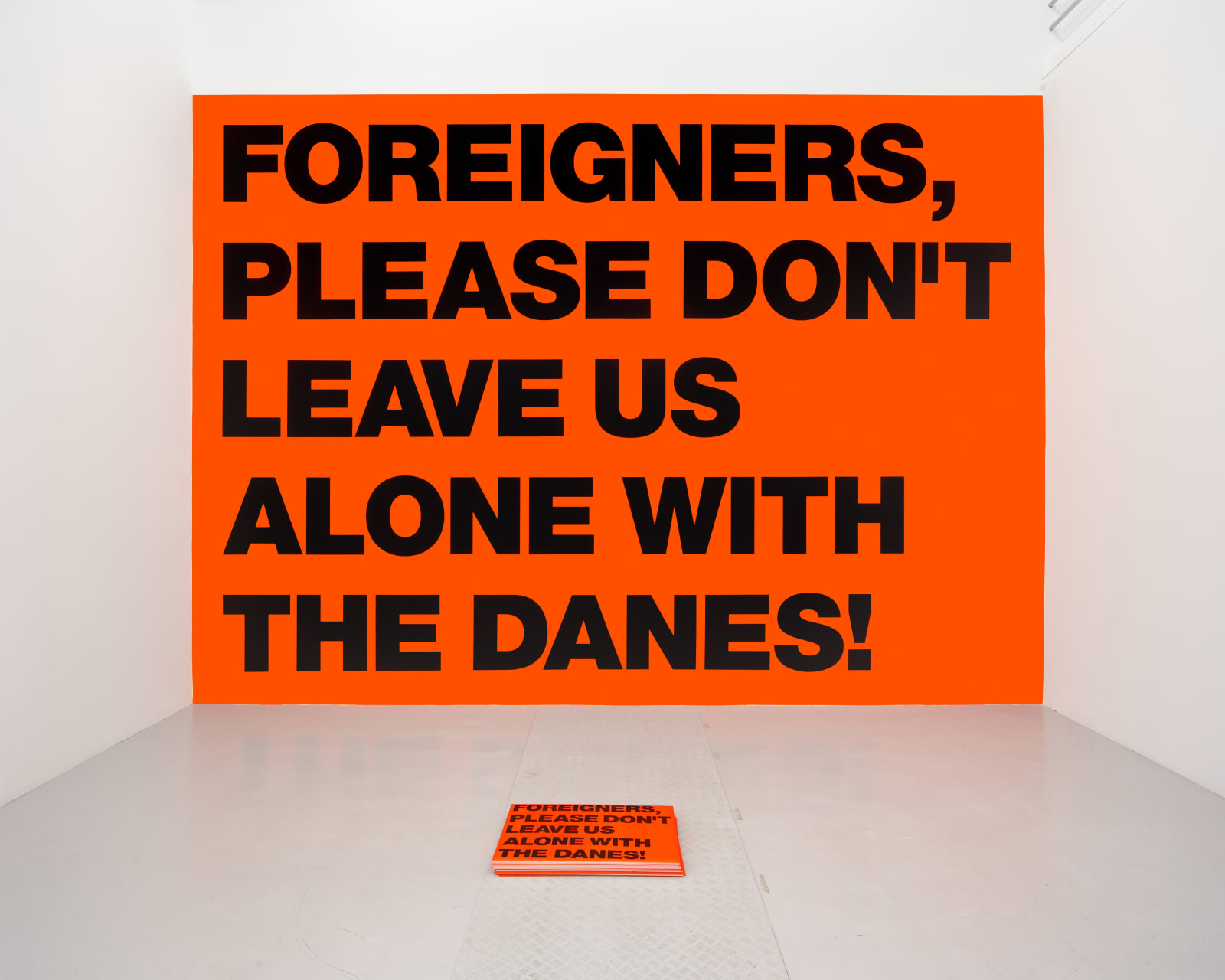 SUPERFLEX, FOREIGNERS PLEASE DON'T LEAVE US ALONE WITH THE DANES!, 2002