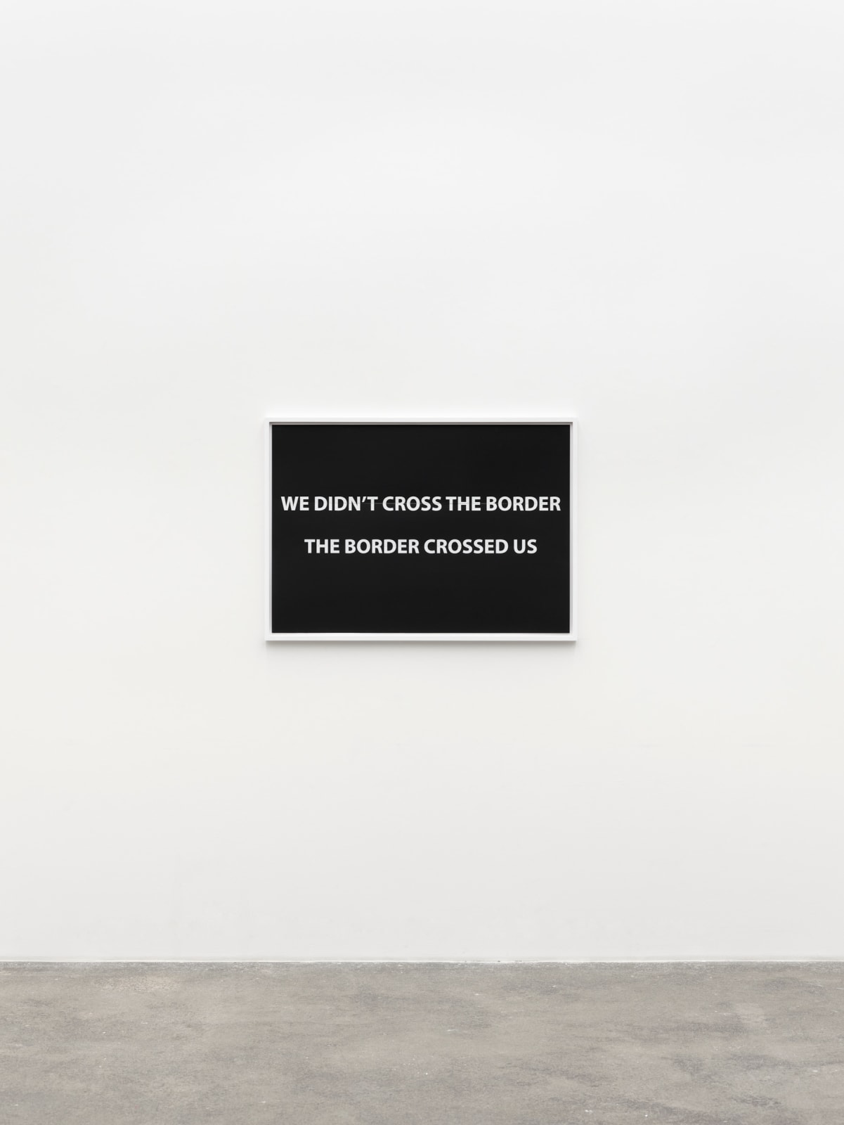 Runo Lagomarsino, We didn't cross the border, the border crossed us, 2023