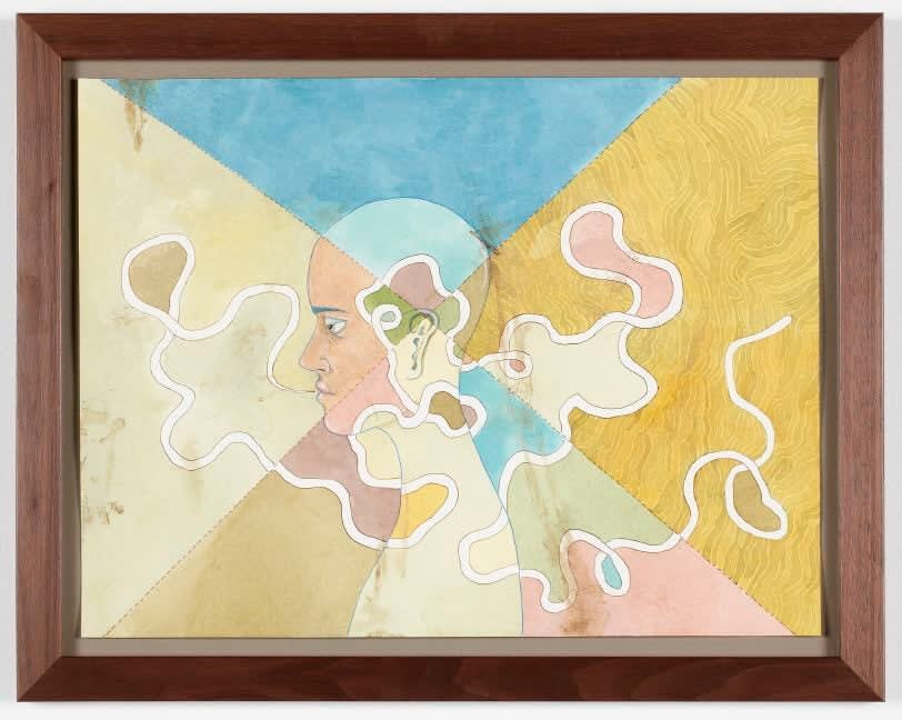 Ed Templeton, Untitled (Profile cross out), 2010