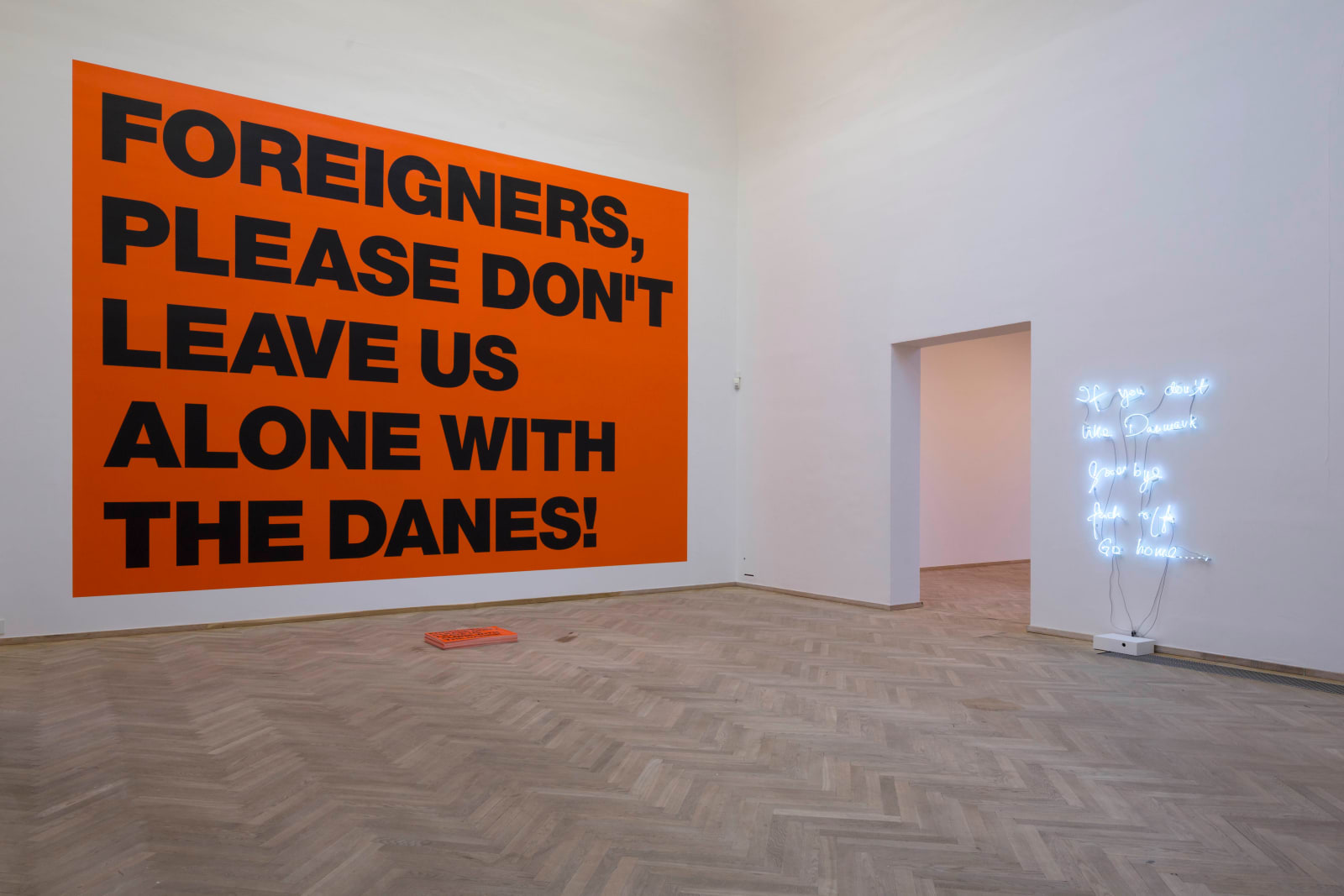 SUPERFLEX, FOREIGNERS PLEASE DON'T LEAVE US ALONE WITH THE DANES!, 2002