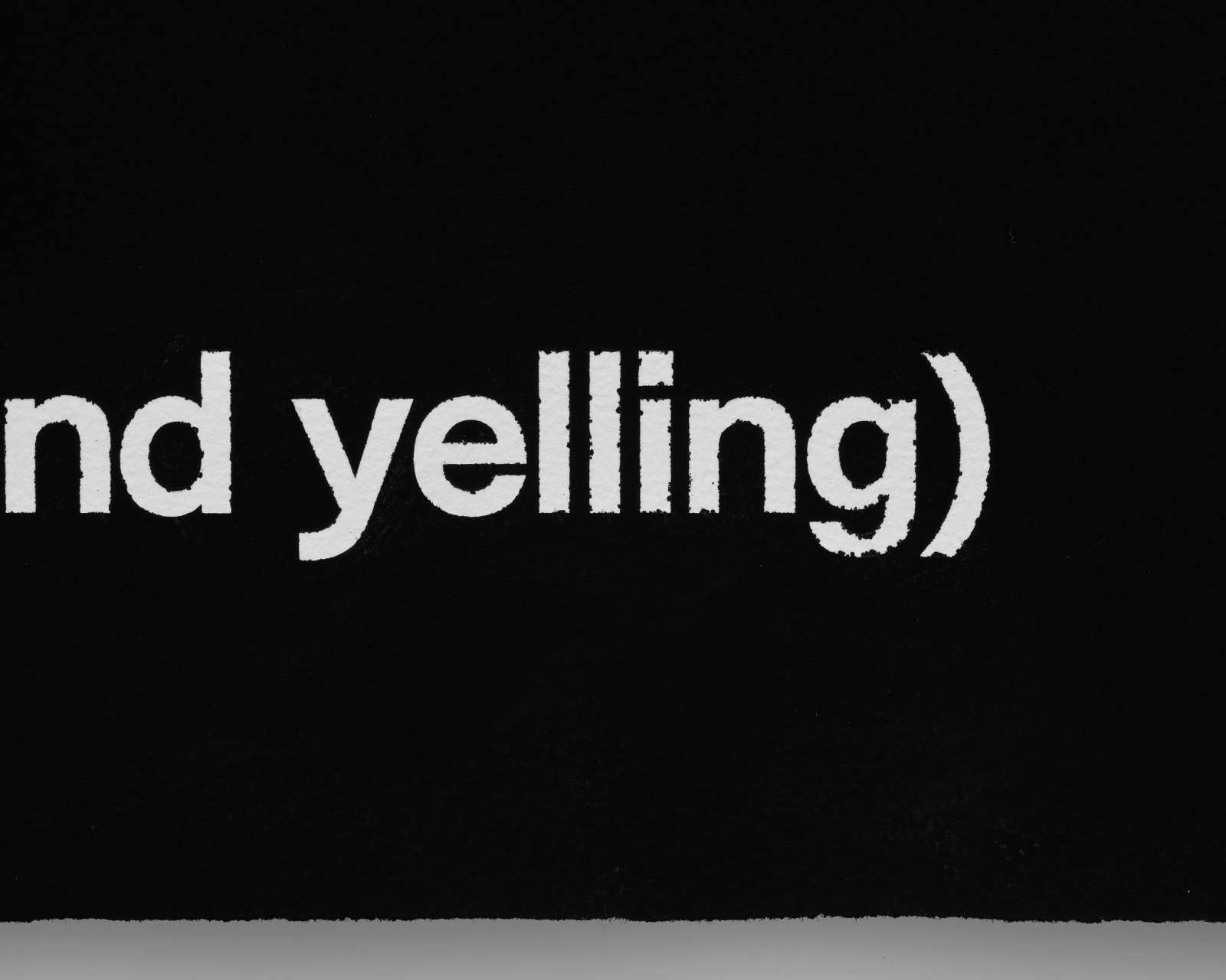 Gardar Eide Einarsson, screaming and yelling, 2024
