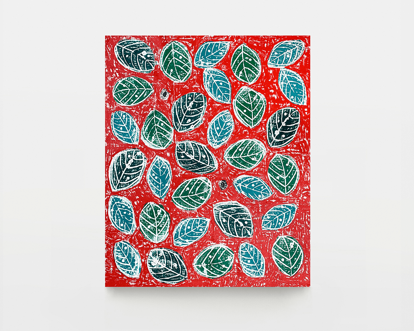 Olaf Breuning, Leaves, 2020