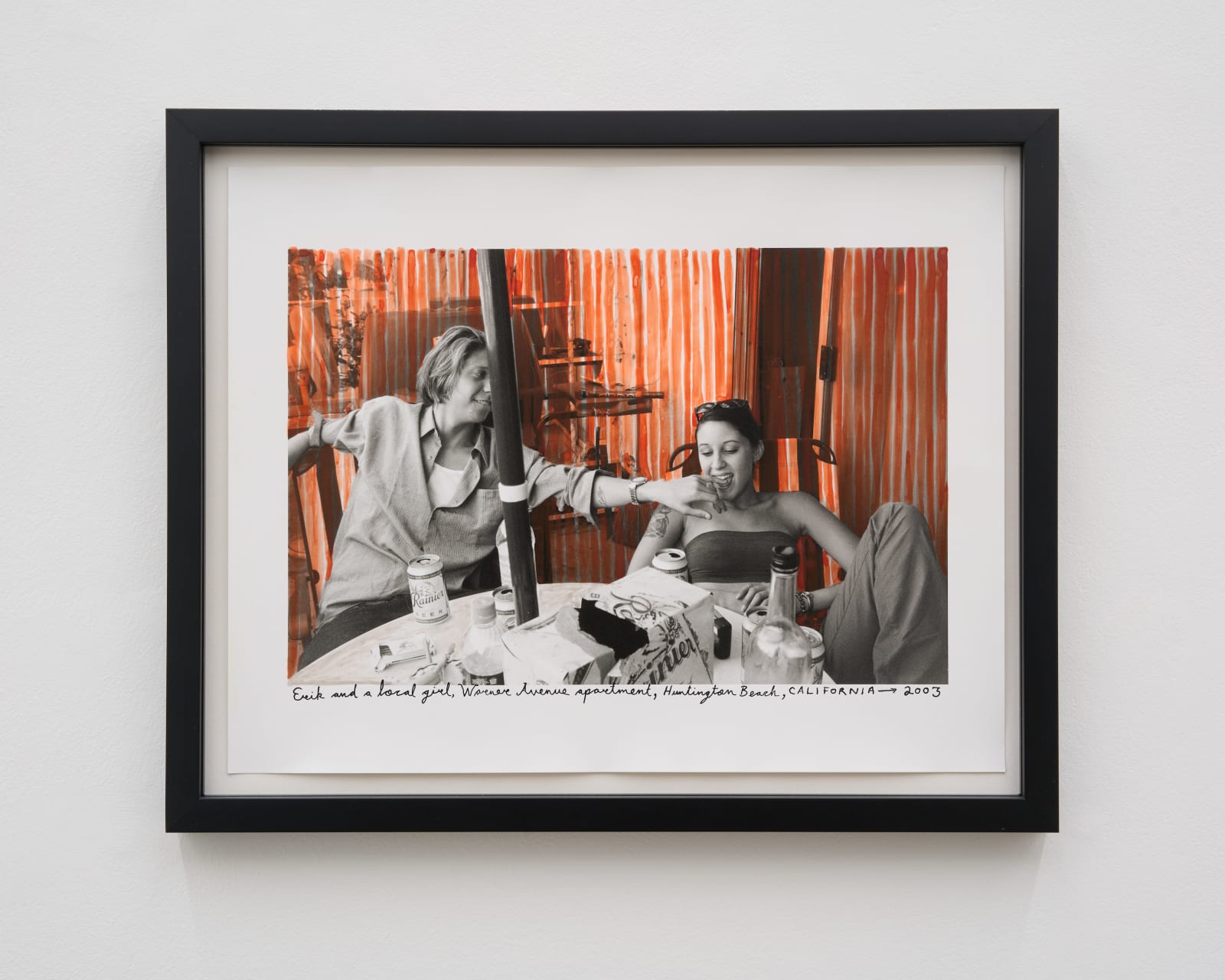 Ed Templeton, Erik Ellington and local girl, Huntington Beach, 2003