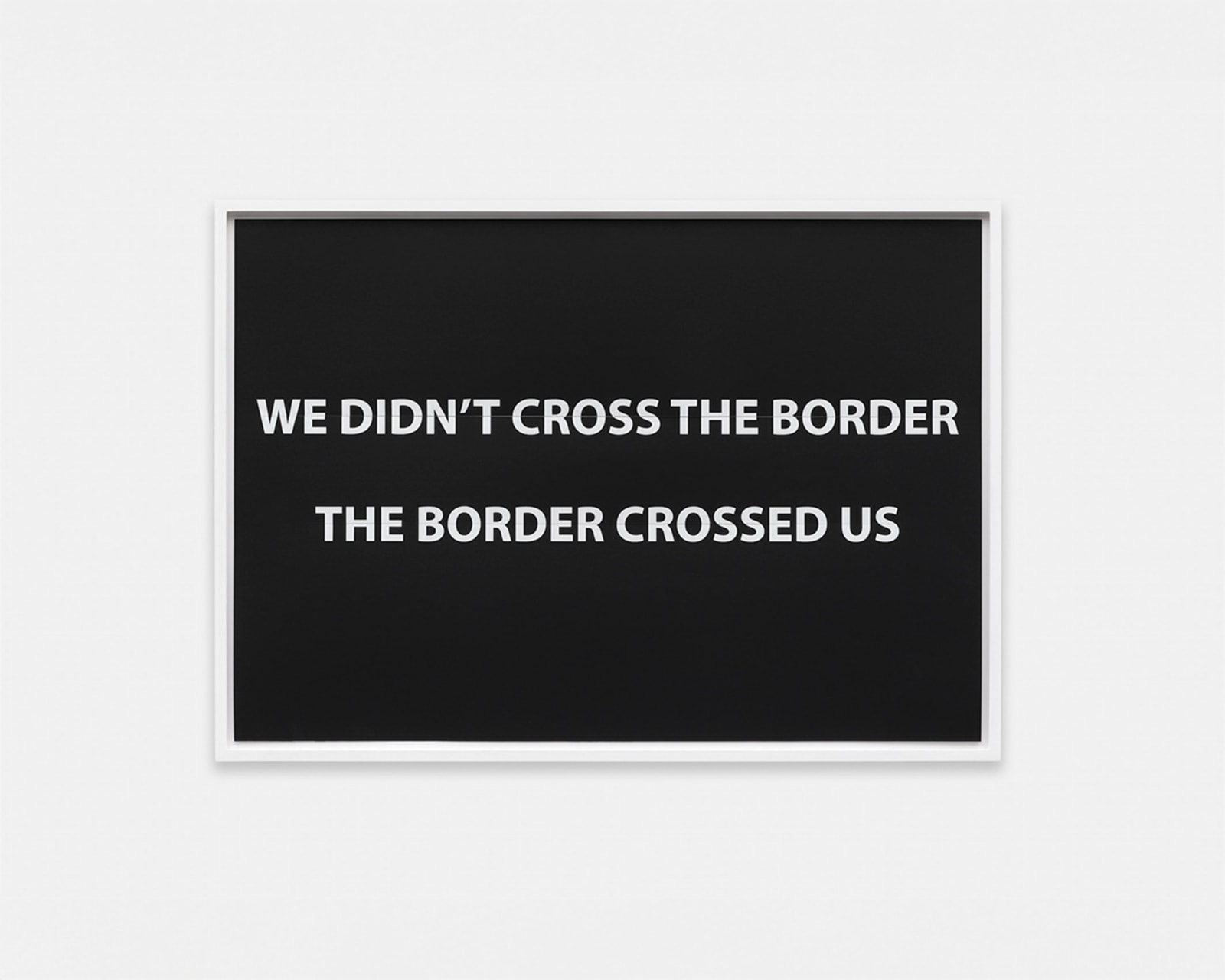 Runo Lagomarsino, We didn't cross the border, the border crossed us, 2023