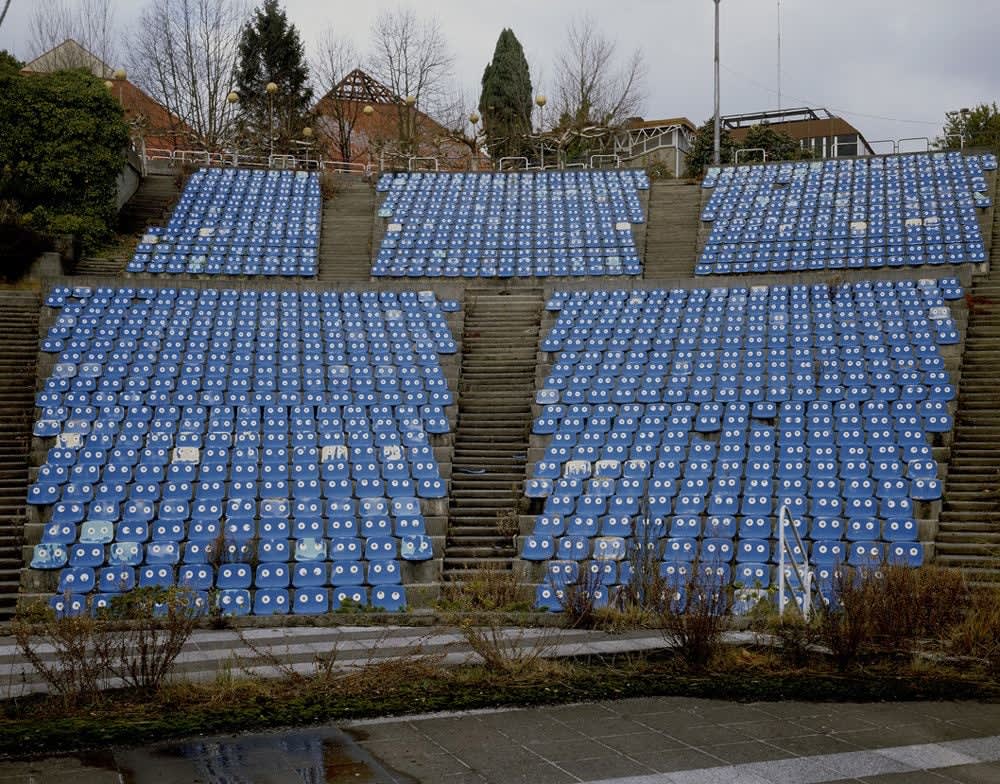 Olaf Breuning, Blue Brothers, 2005