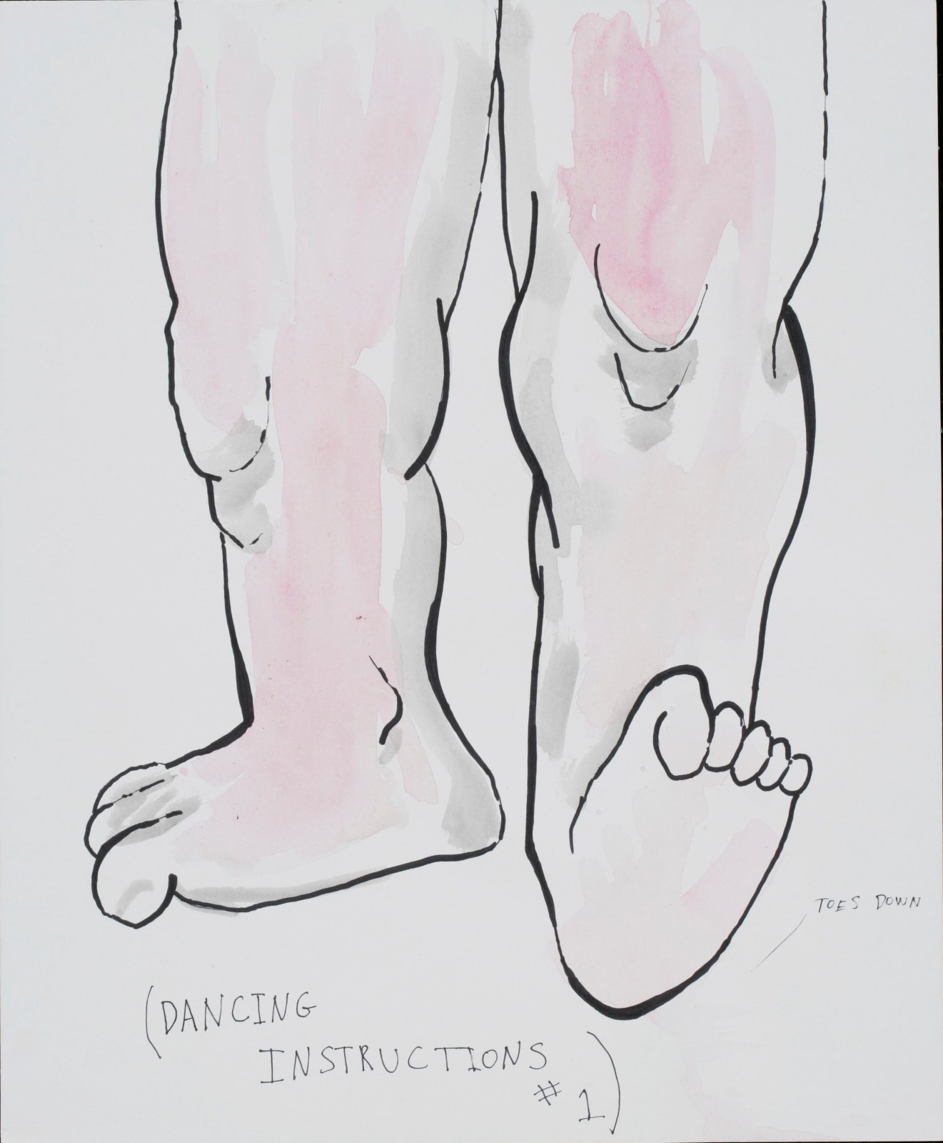 Thaddeus Strode, toes down, 2003