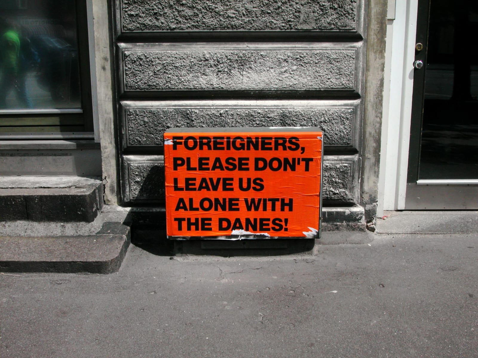 SUPERFLEX, FOREIGNERS PLEASE DON'T LEAVE US ALONE WITH THE DANES!, 2002