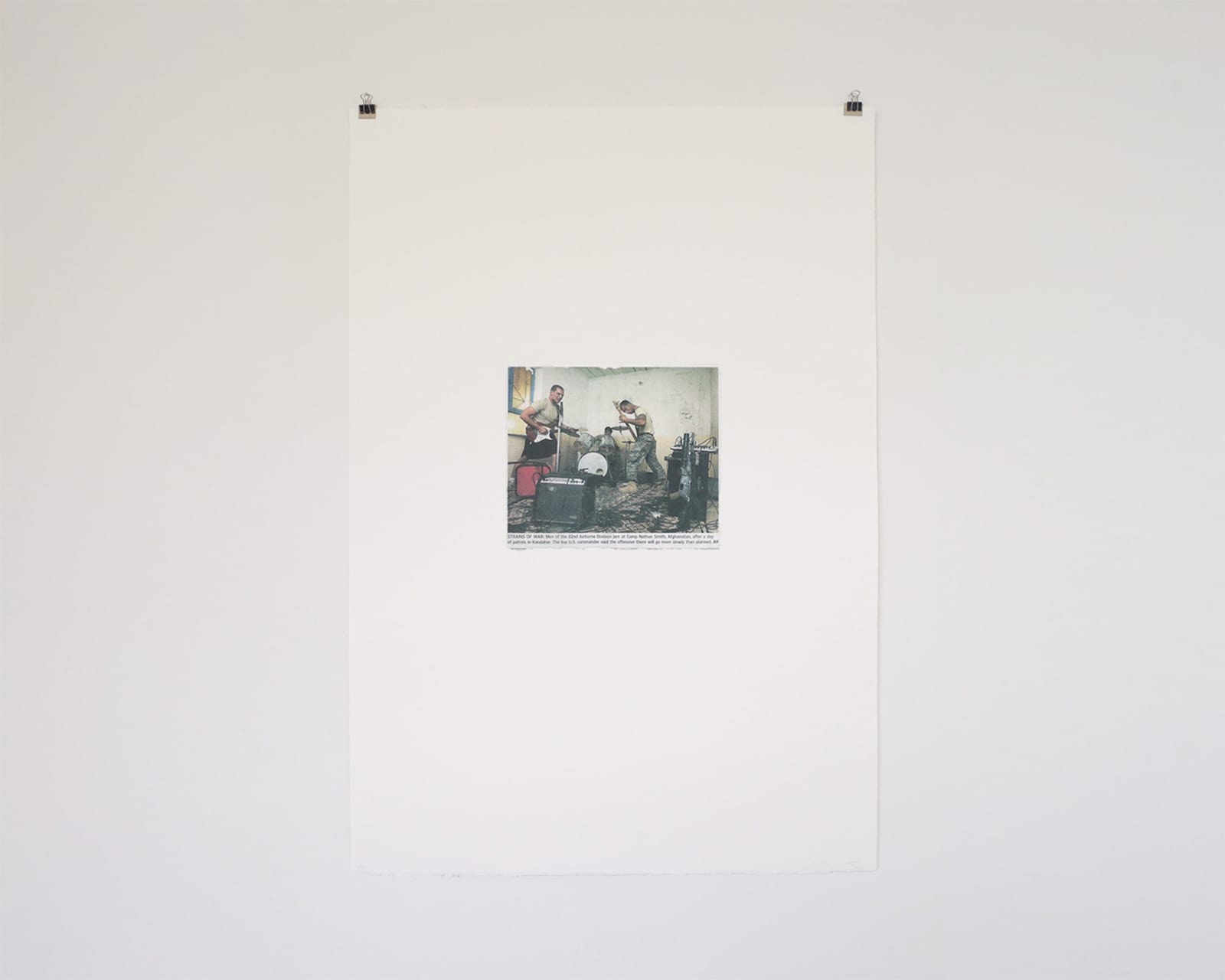 Gardar Eide Einarsson, Untitled (Strains of war), 2010