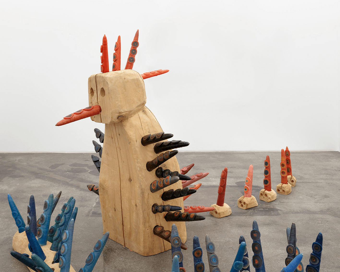 Olaf Breuning, Chicken and Chicks, 2005