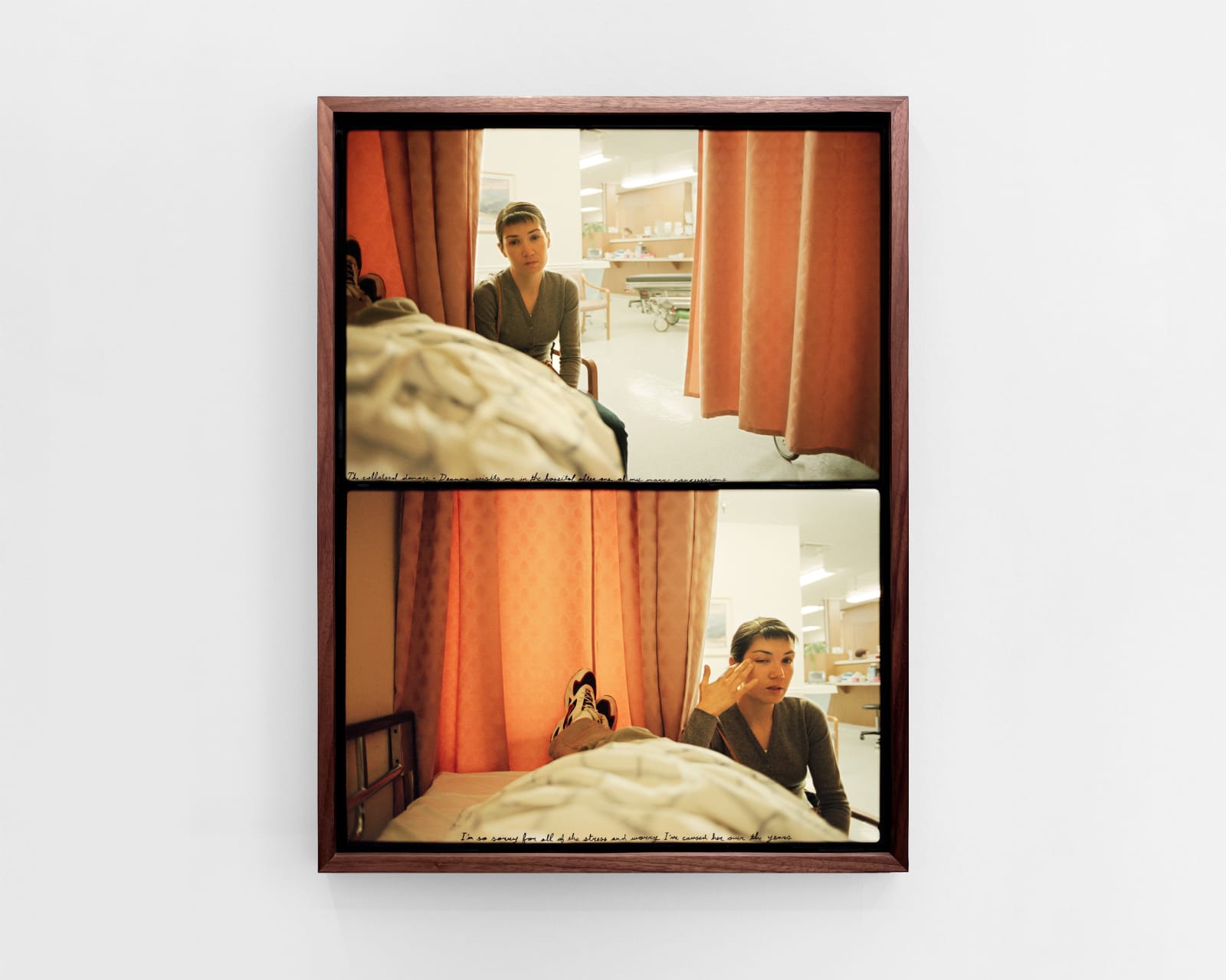 Ed Templeton, Self Portrait with Deanna at hospital, 1998