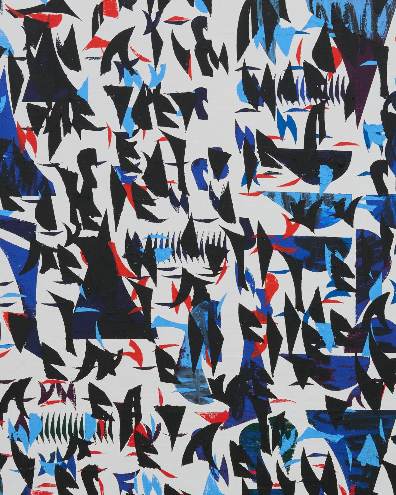 Carlos Amorales, Fragmented Typefaces 09, 2022