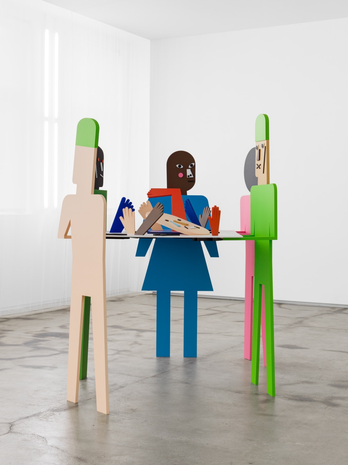 Nina Chanel Abney, Four and a Possible , 2024