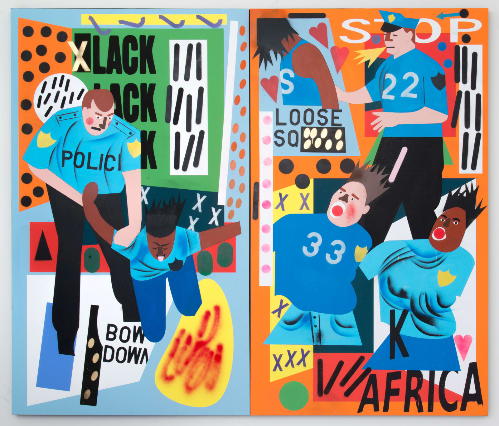 Nina Chanel Abney, What, 2015