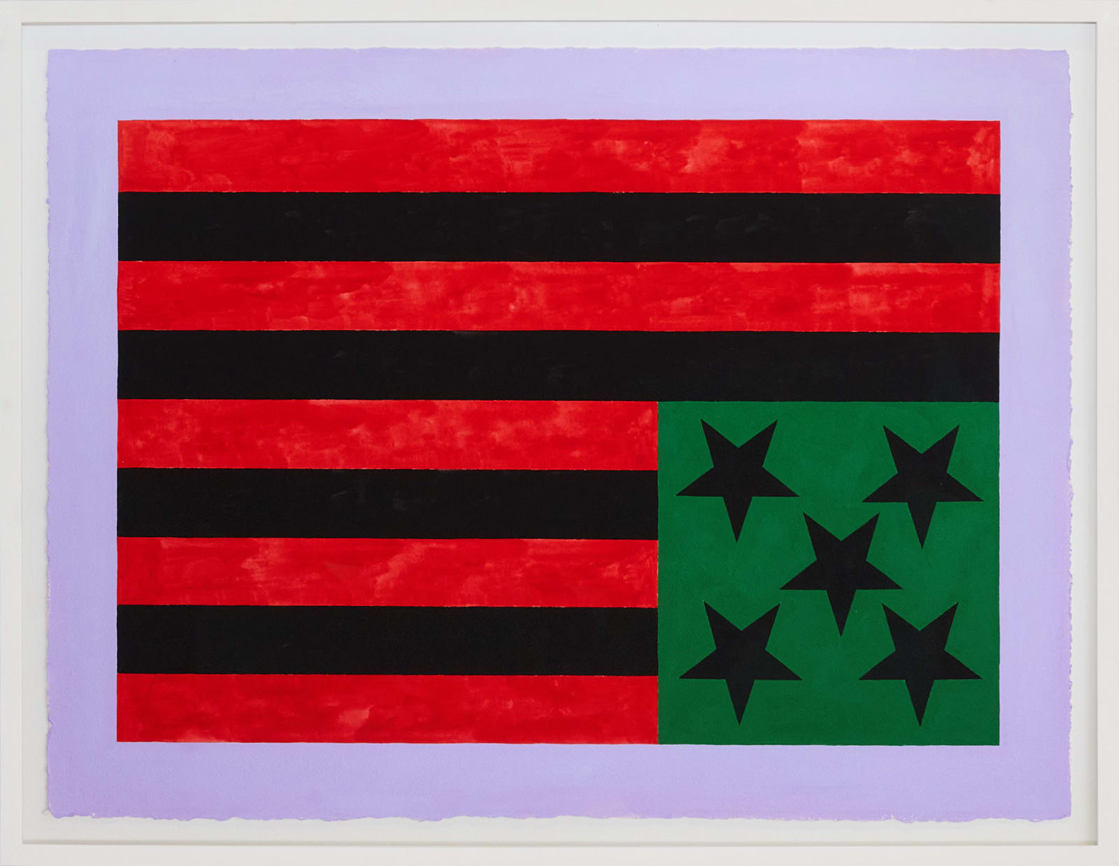 Nina Chanel Abney, Purple #4, 2024