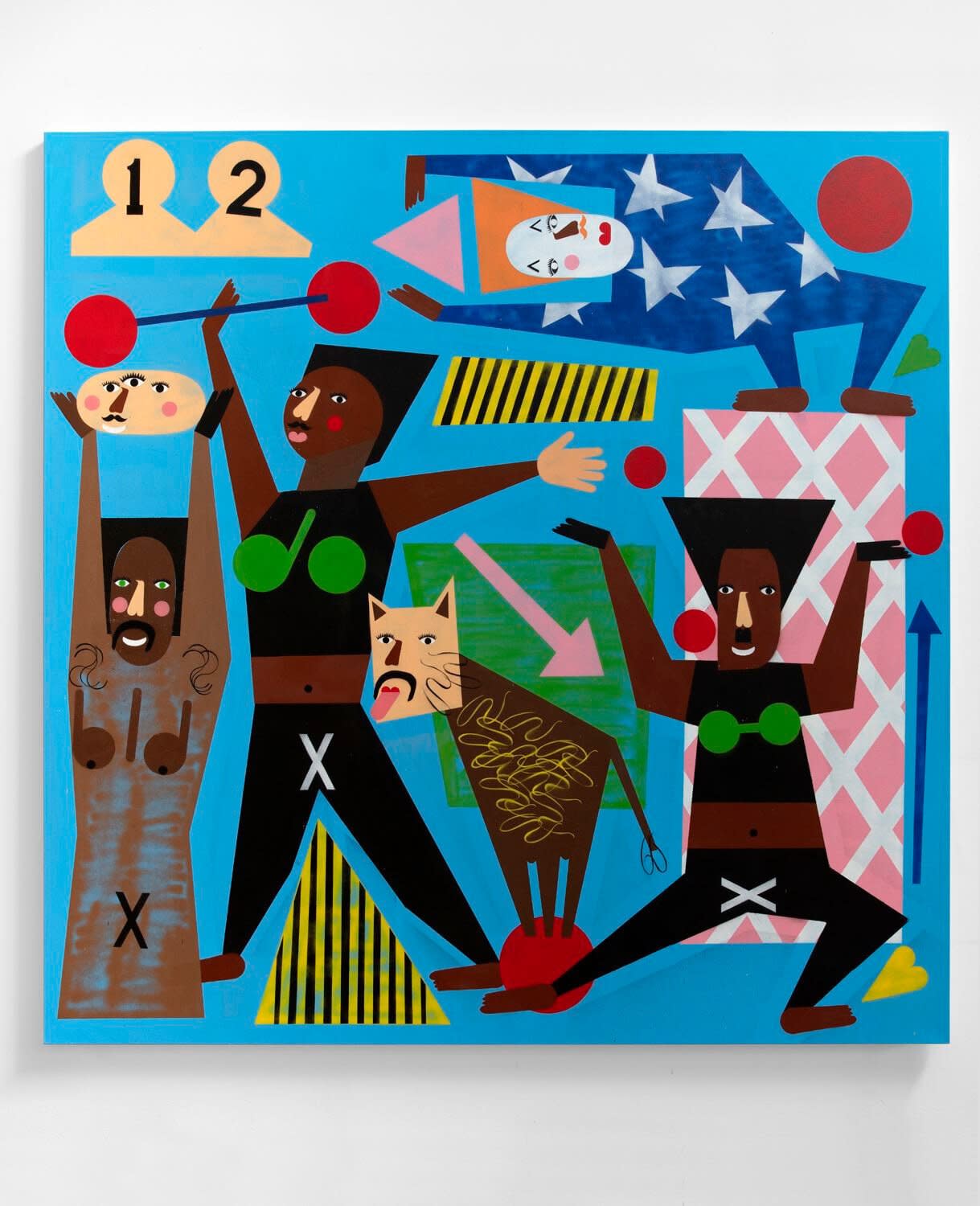 Nina Chanel Abney, Bizarre Blazaar, 2019