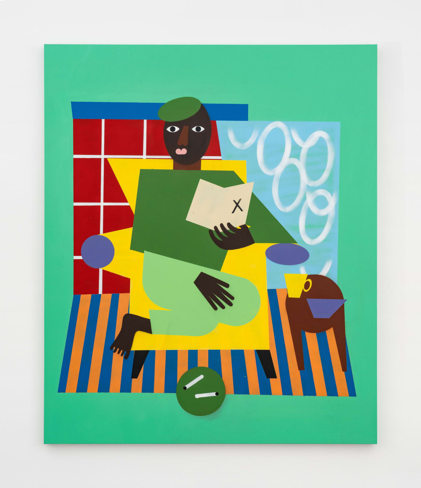 Nina Chanel Abney, Booked and Busy, 2025