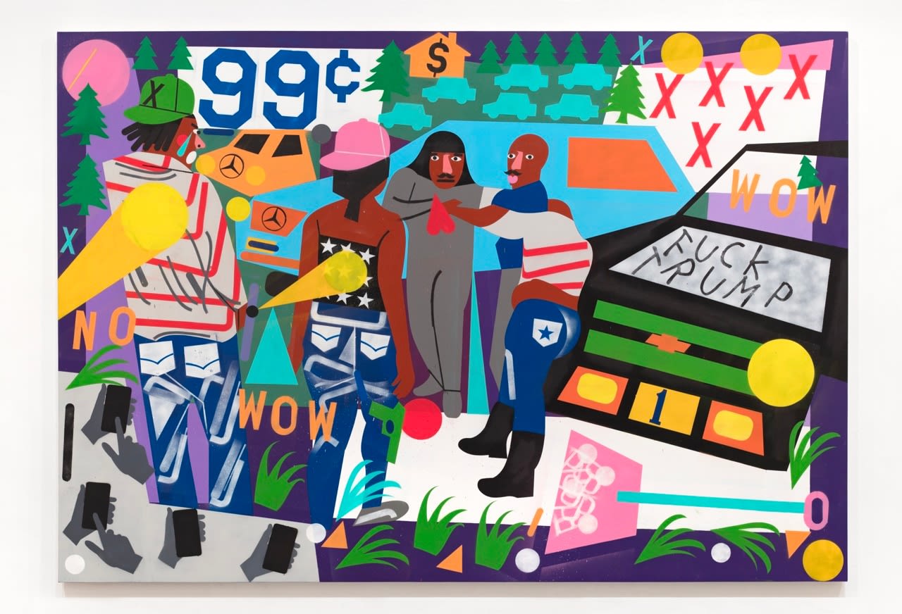 Nina Chanel Abney, Penny Dreadful, 2017