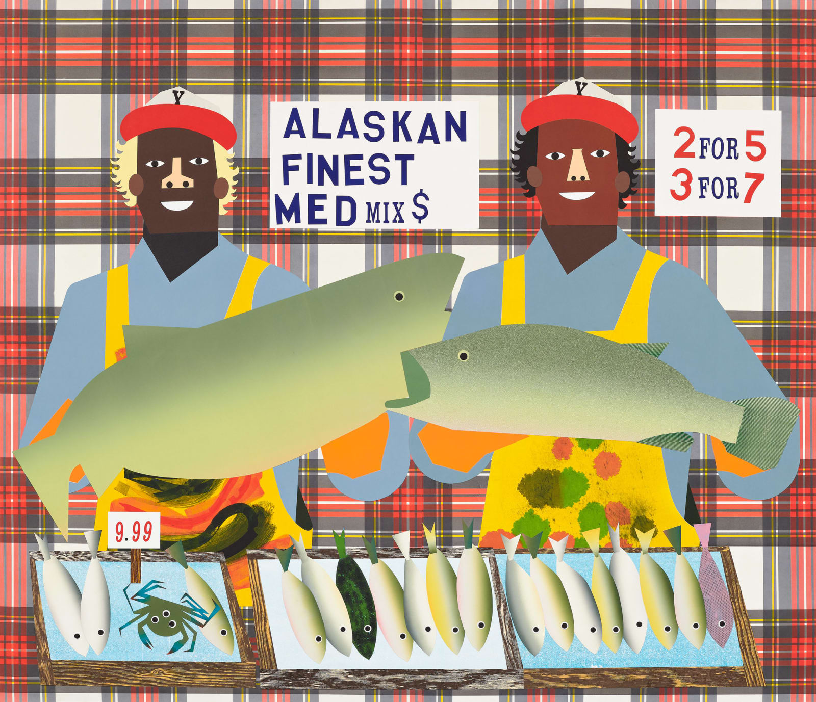 Nina Chanel Abney, #Bruthas Who #fish, 2022