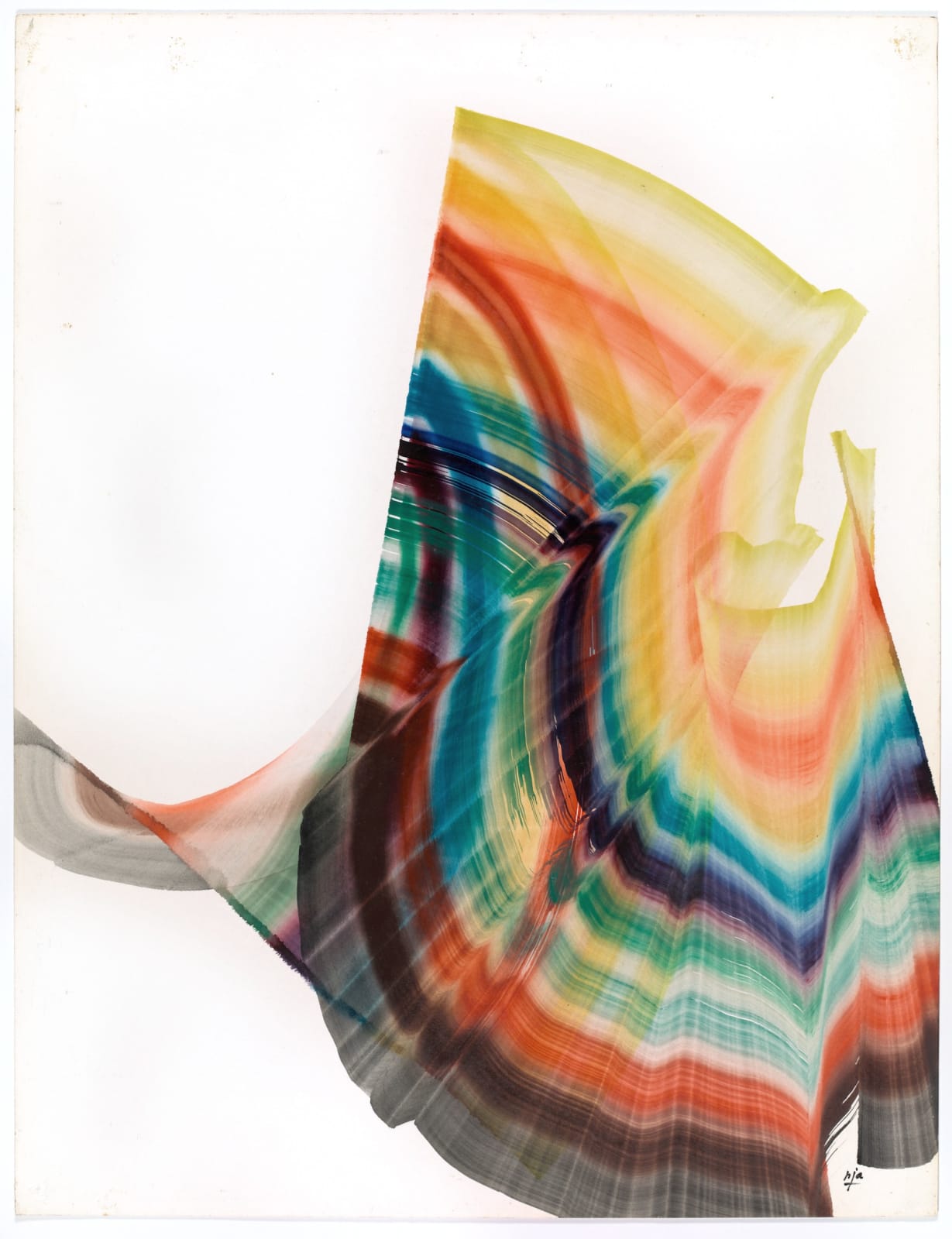 Gestuelle Vibration / P_PAP_C_70x50cm__066, 1980s