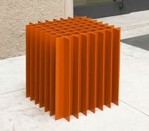 Liam Gillick, Allocated Table (Orange Brown), 2012