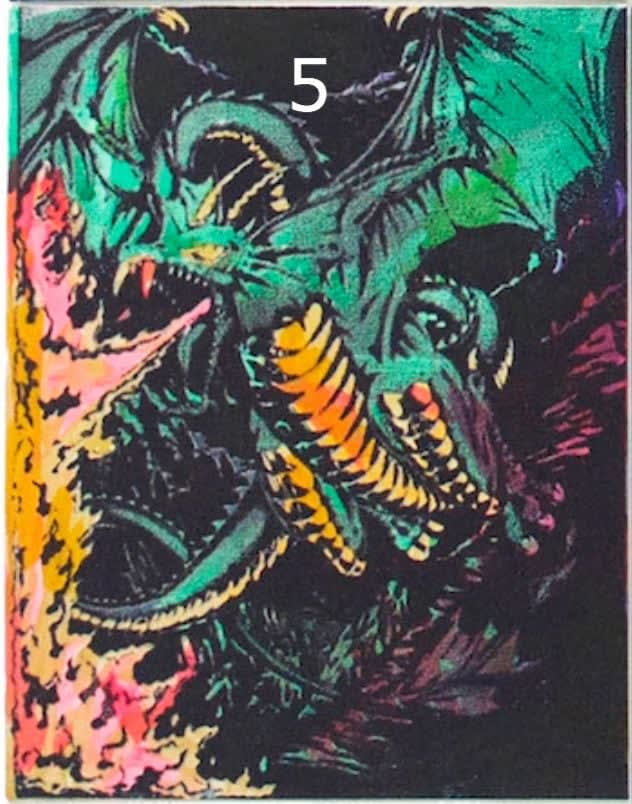 Jim Drain, black light dragon, 2015, 2017