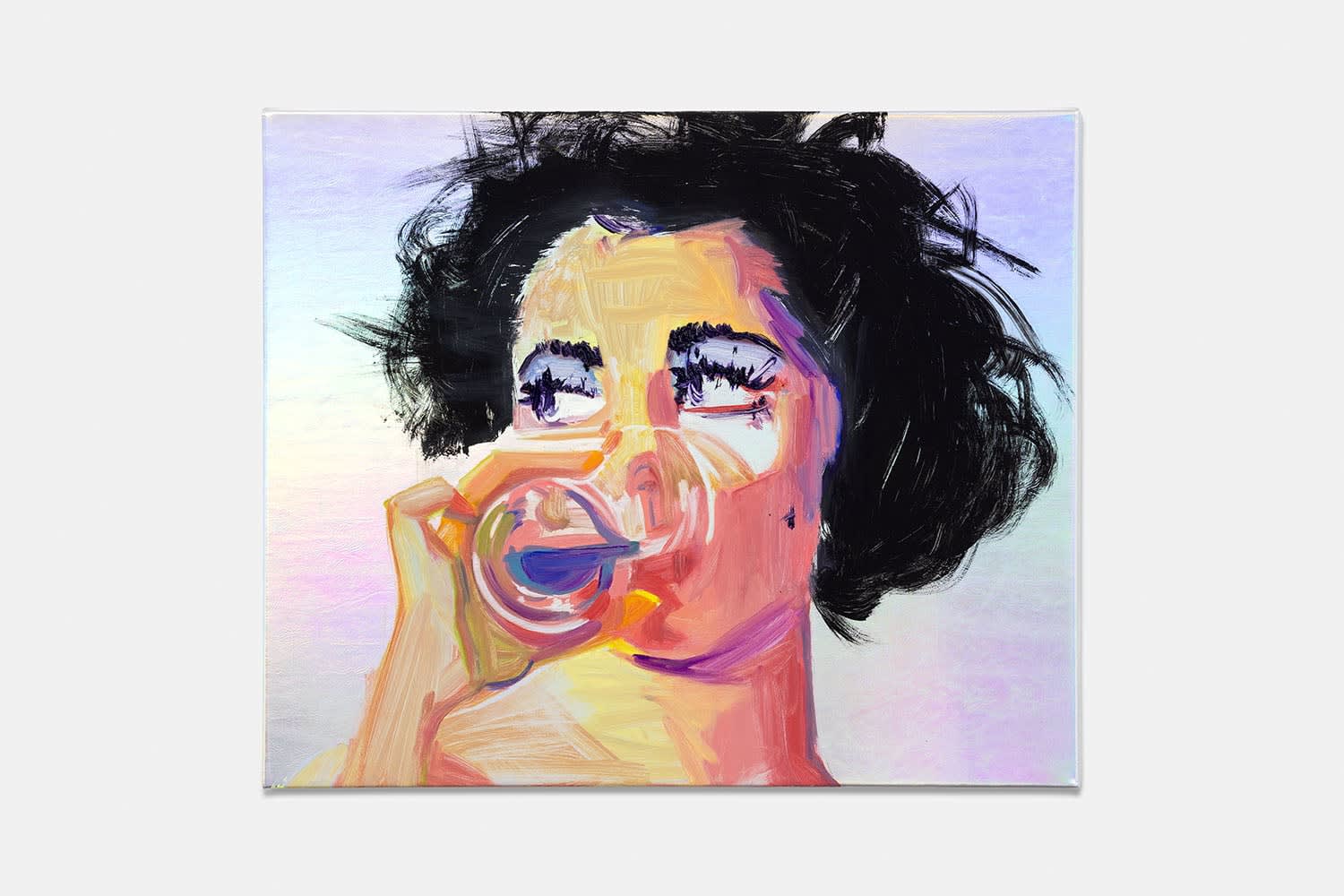 Nina Childress, Taylor Drinking, 2025