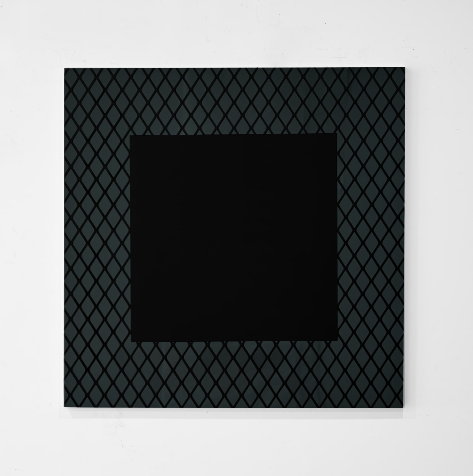 Paul Hosking, Black on Black (After Malevich), 2021